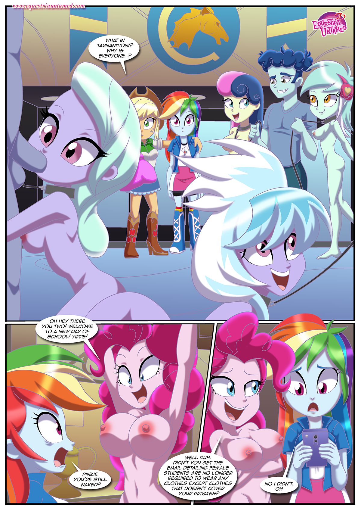 Sex Reeducation (My Little Pony – Equestria Girls) [Palcomix] - Chapter 1 — Page 22