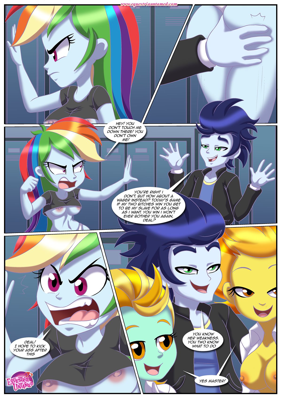 Sex Reeducation (My Little Pony – Equestria Girls) [Palcomix] - Chapter 1 — Page 4