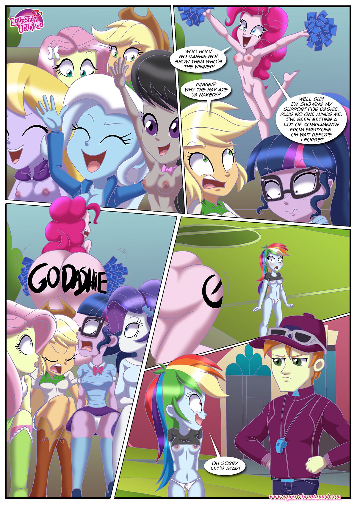 Sex Reeducation (My Little Pony – Equestria Girls) [Palcomix] - Chapter 1 — Page 6