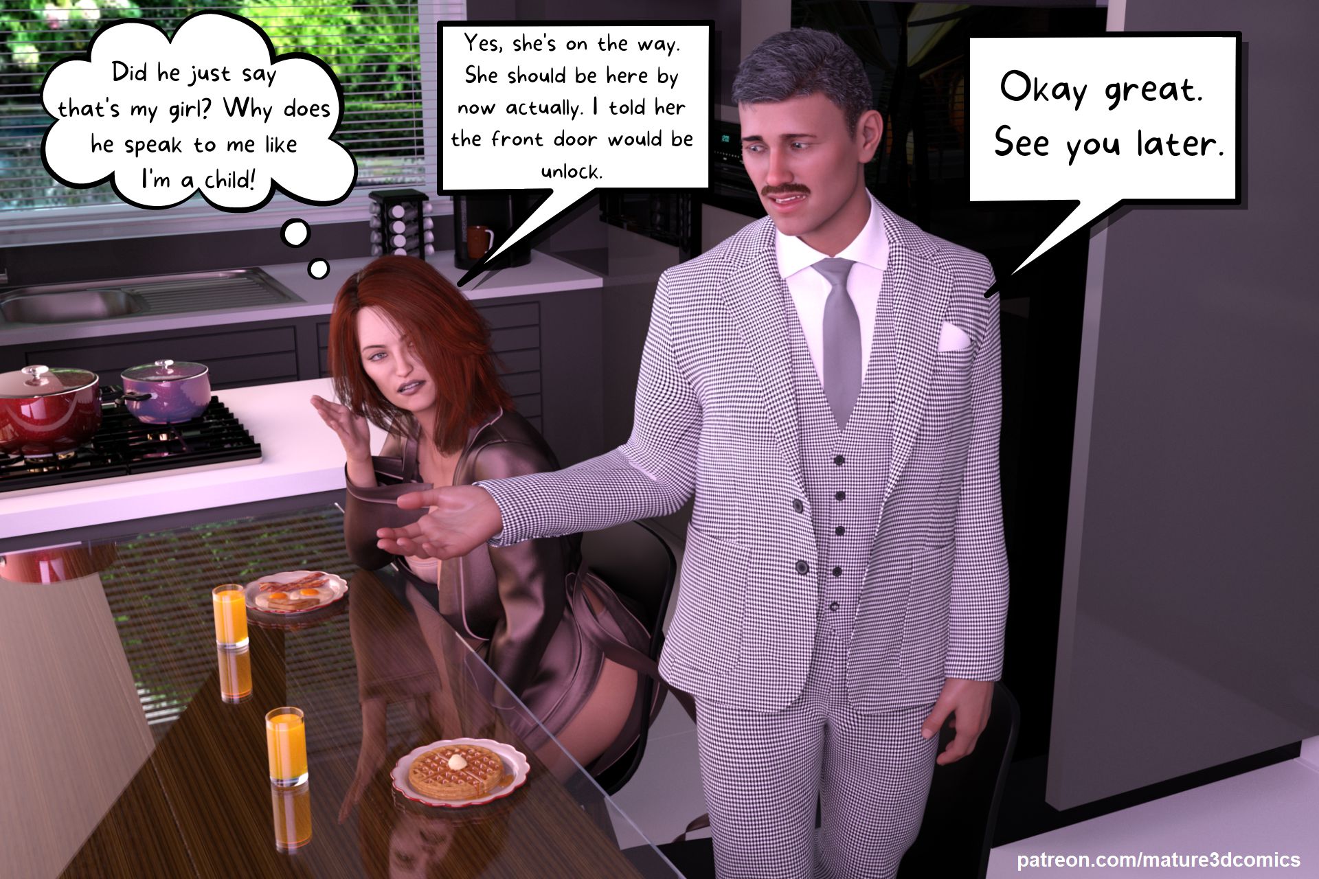 Deception [Mature3DComics] - Chapter 1 — Page 7