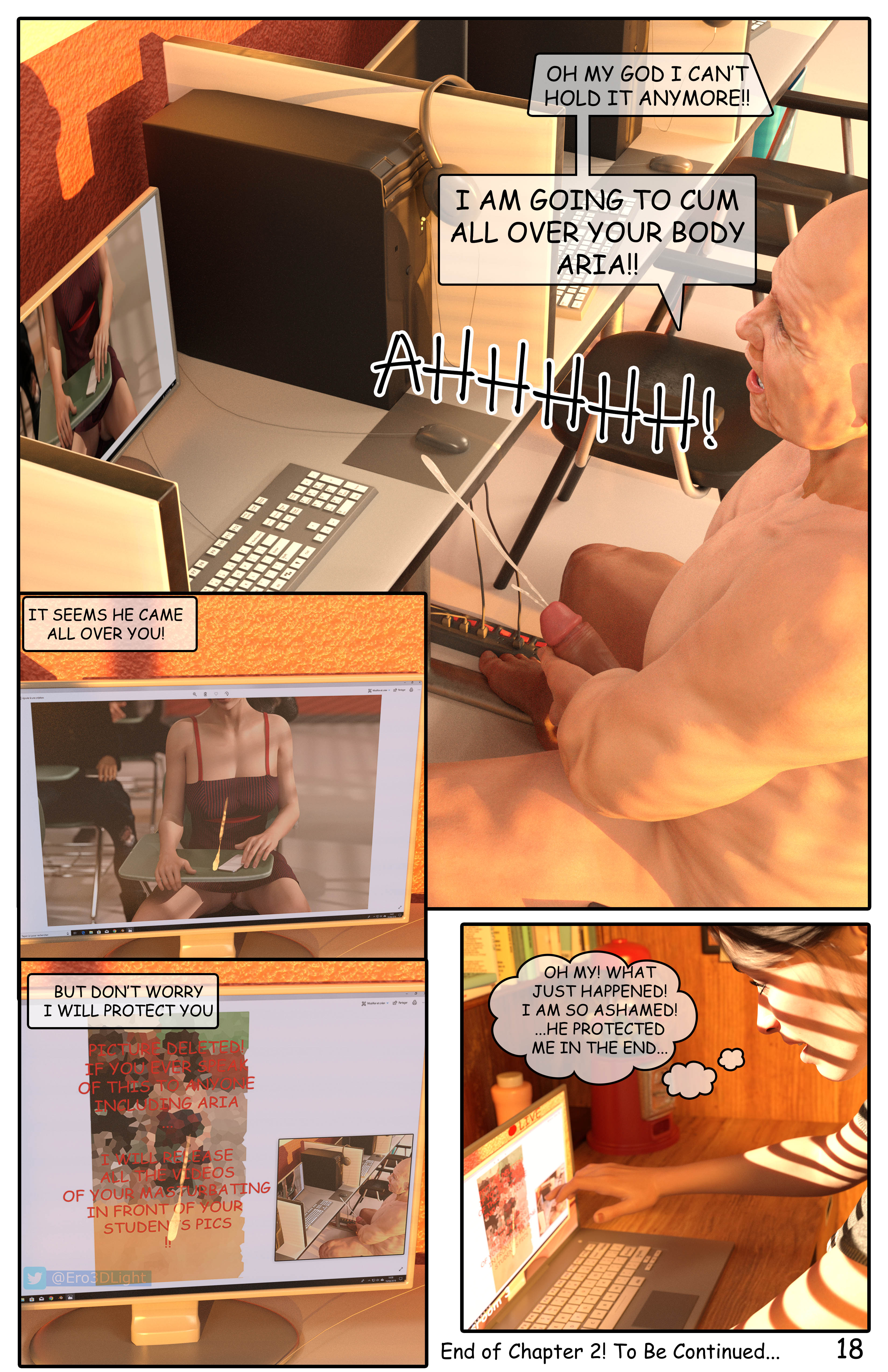 The Public Training Of Aria [Ero3DLight] - Chapter 2 — Page 23