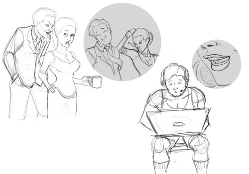Artworks, Pinups, And More [BlackNWhiteComics] - Chapter — Page 28