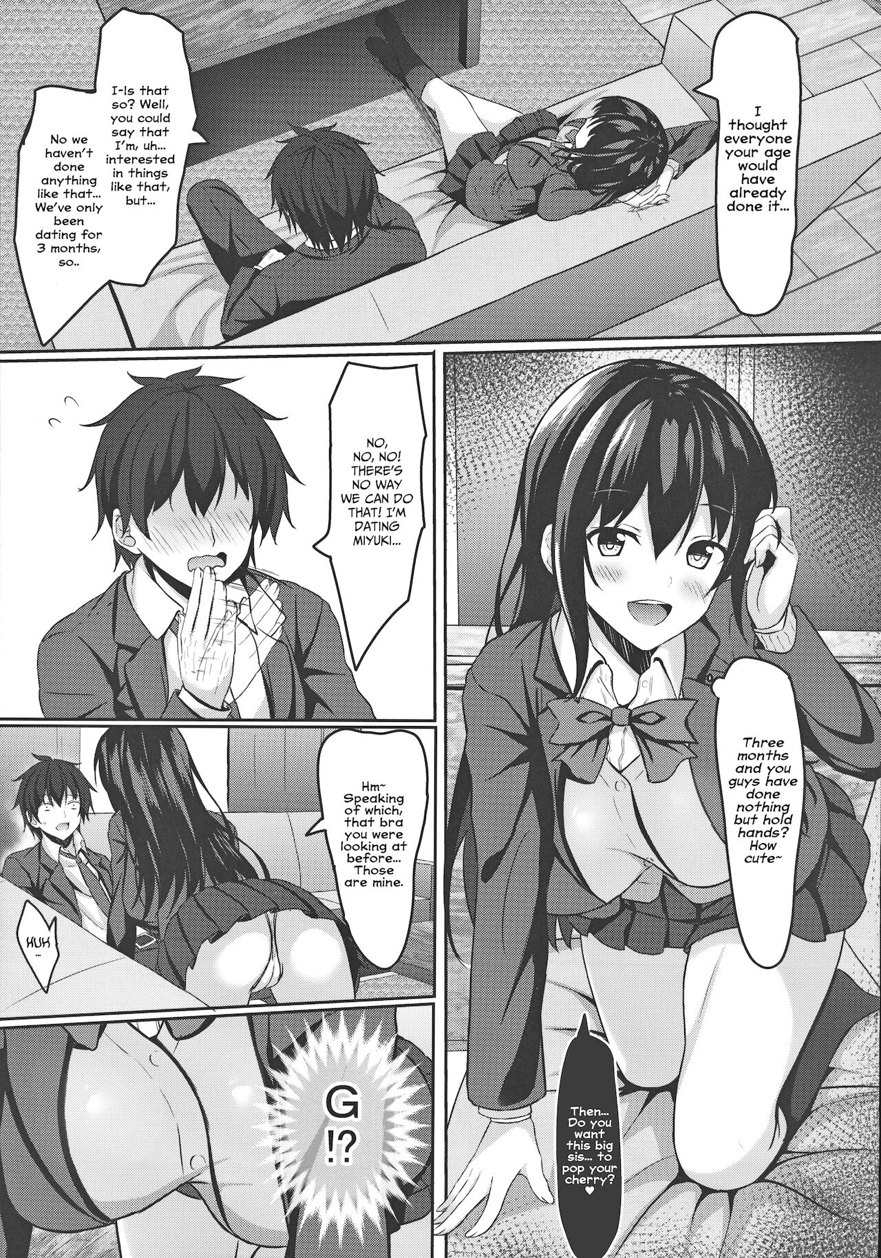 First year middle schooler me and my girlfriend jk’s big sister [Aikawa Tatsuki] - Chapter 1 — Page 8