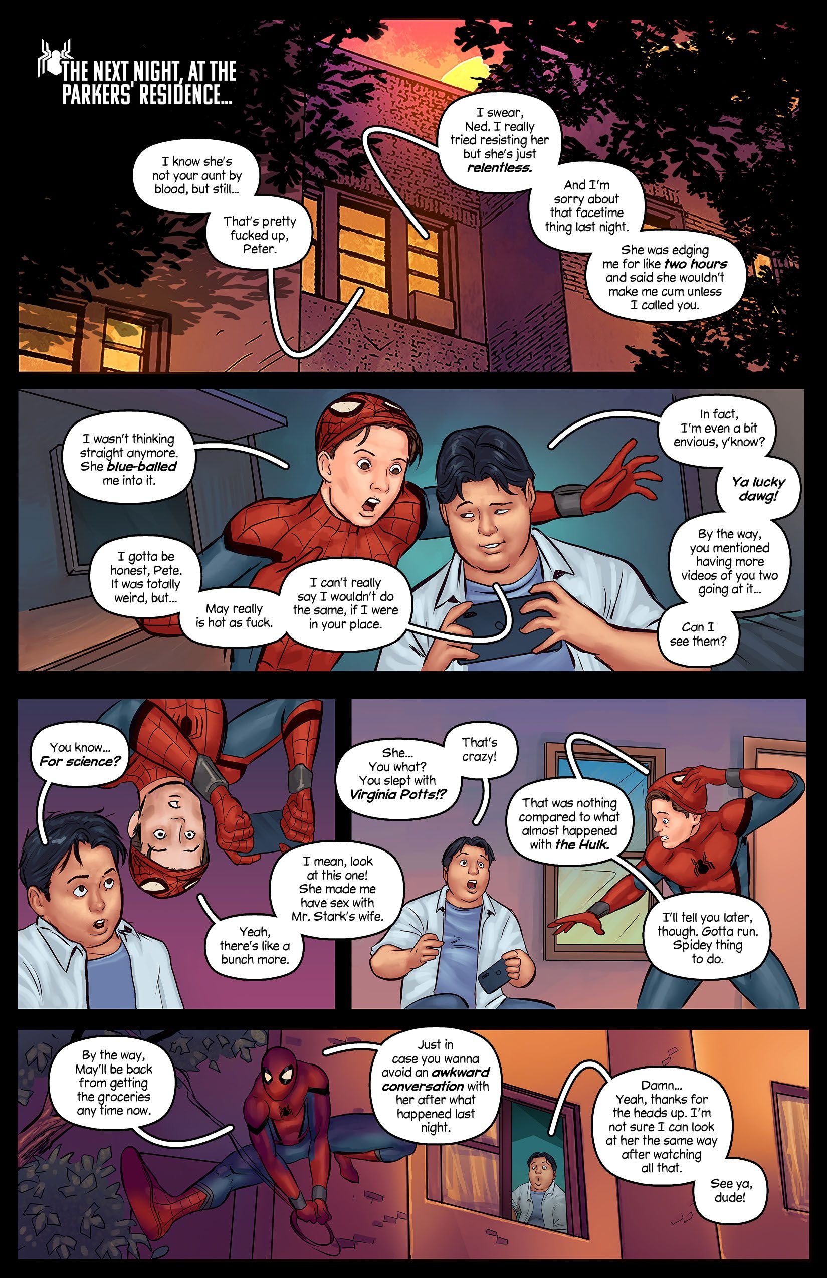 Aunt Cumming (Spider-Man) [Tracy Scops] - Chapter 2 — Page 5