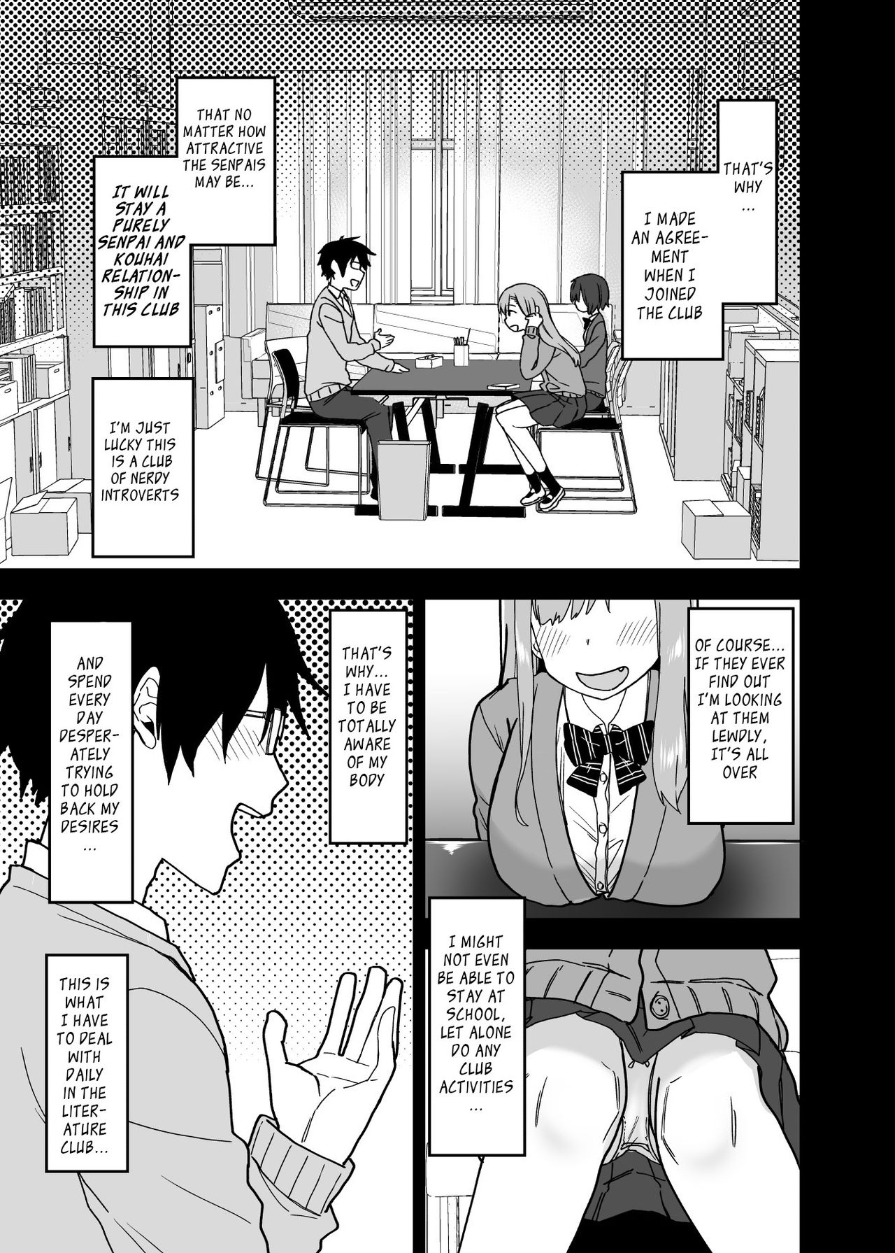 One after another, seniors who let me do it [Arekusa Mahone] - Chapter 1 — Page 4