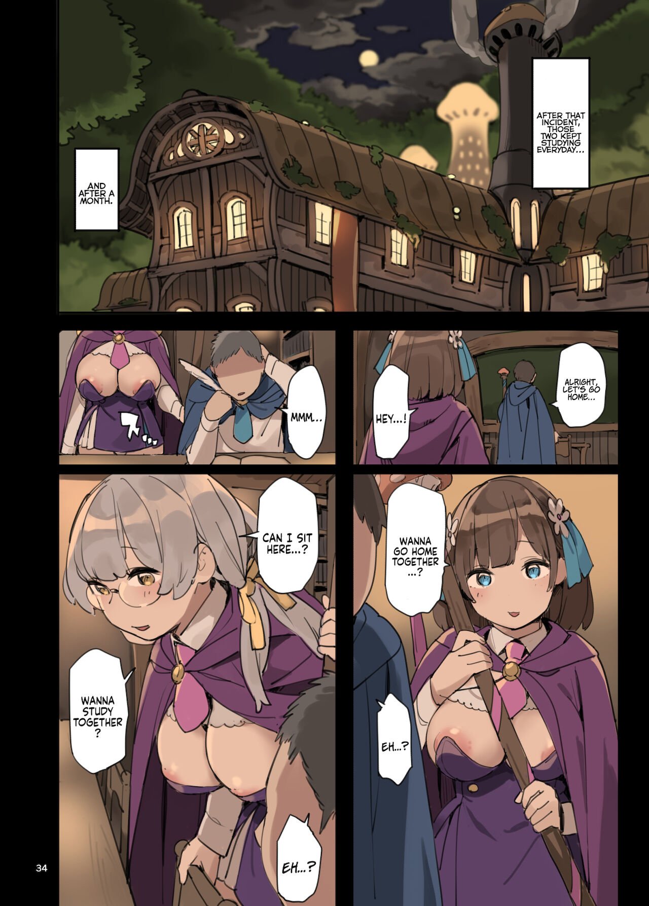 Studying Sex with Magic! [Irotenya] - Chapter 1 — Page 34