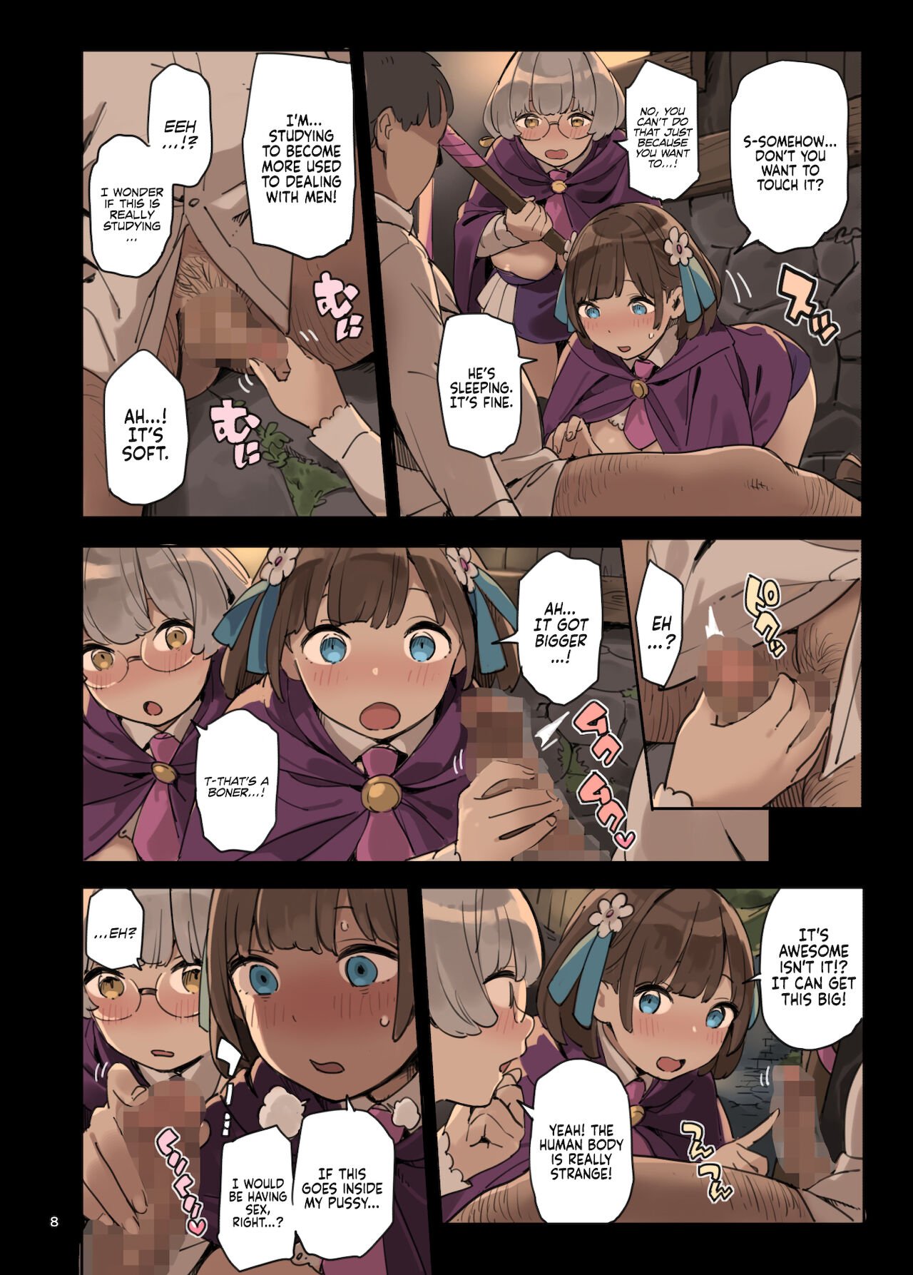 Studying Sex with Magic! [Irotenya] - Chapter 1 — Page 8