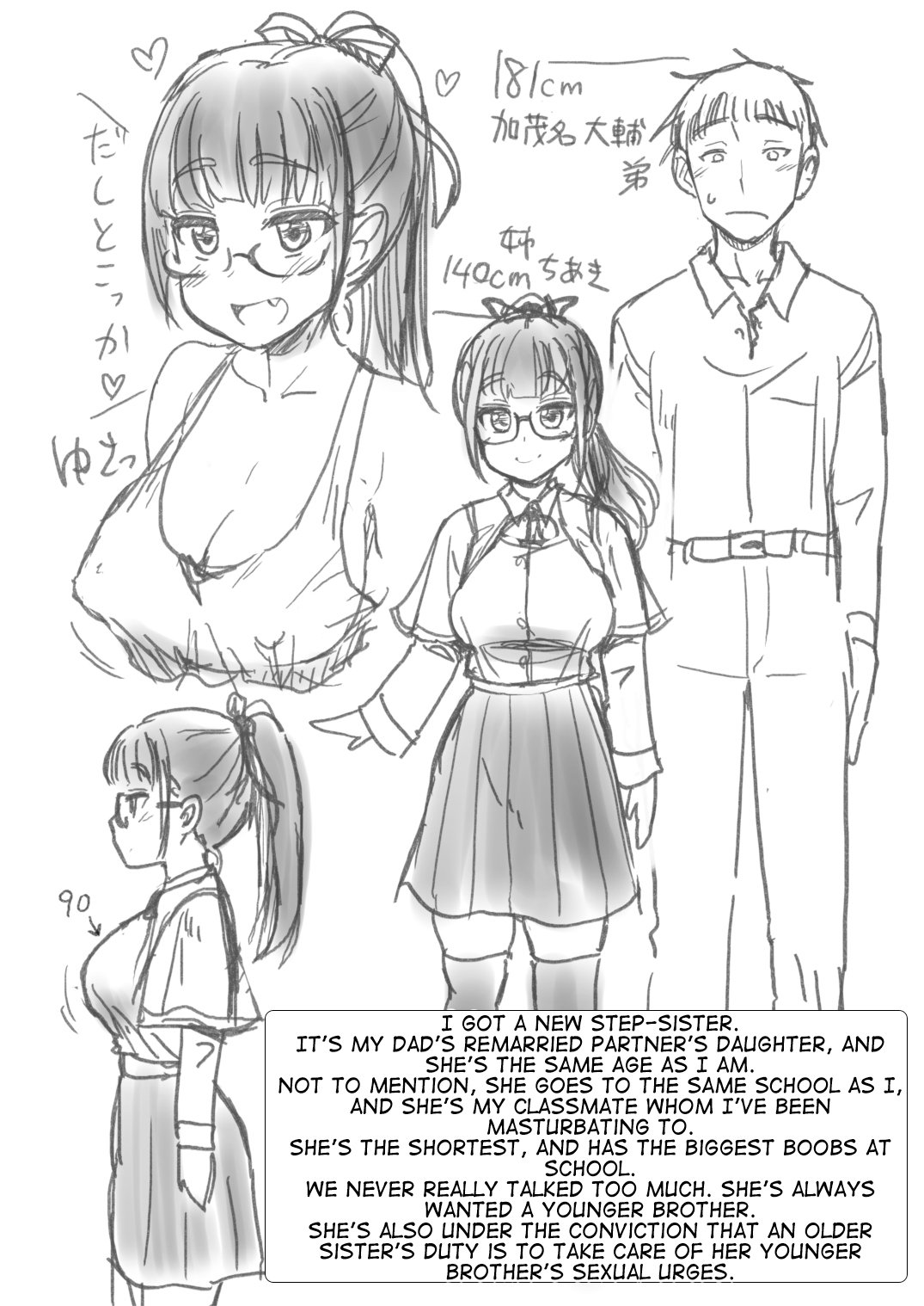 My big step-sister thinks that big sisters should take care of their little brother’s sexual urges [Hijiri Tsukasa] - Chapter 1 — Page 28