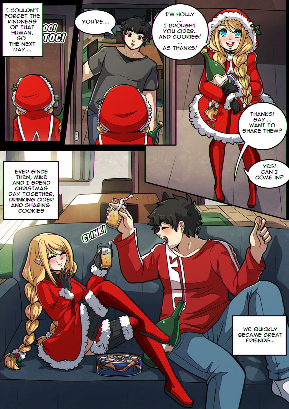 A Holly Holidays [Kinkymation] - Chapter 1 — Page 11