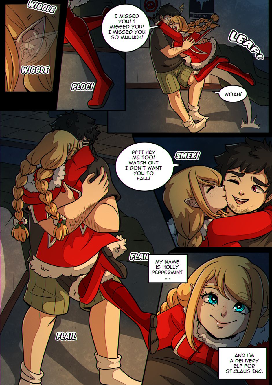 A Holly Holidays [Kinkymation] - Chapter 1 — Page 7