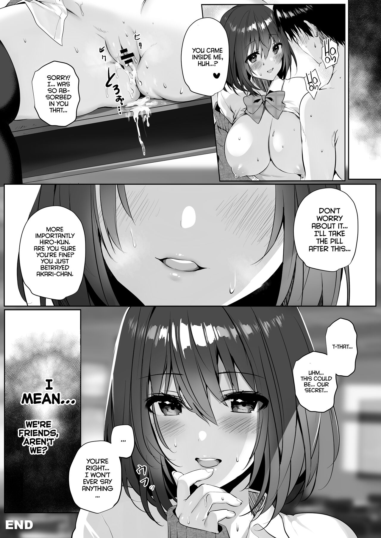 My Sister-like Friend with Huge Tits Seduced Me Even Though I Have a Girlfriend [Mataro] - Chapter 1 — Page 29