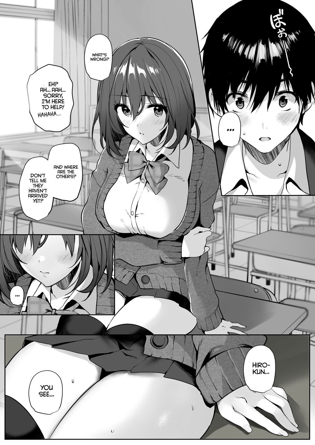 My Sister-like Friend with Huge Tits Seduced Me Even Though I Have a Girlfriend [Mataro] - Chapter 1 — Page 8
