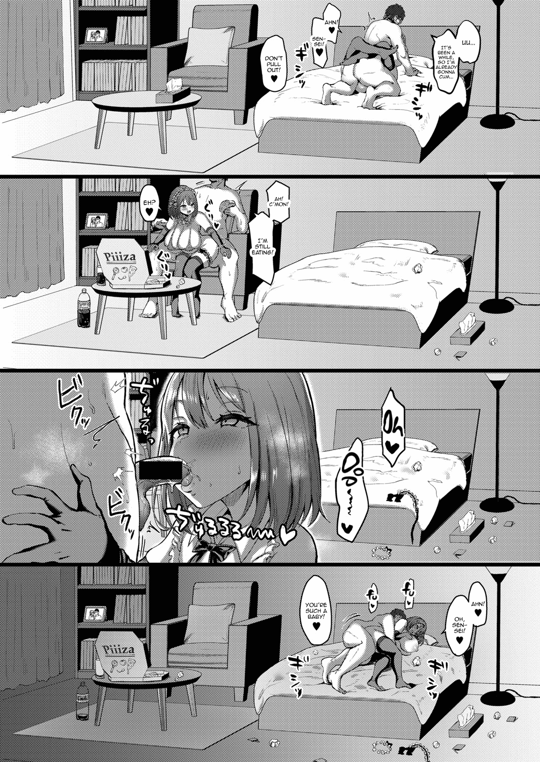 I Have A Girlfriend, So I Won’t Be Tempted by My Short, M-cup, Sugary Bully Student’s Advances [Mizore] - Chapter 1 — Page 18