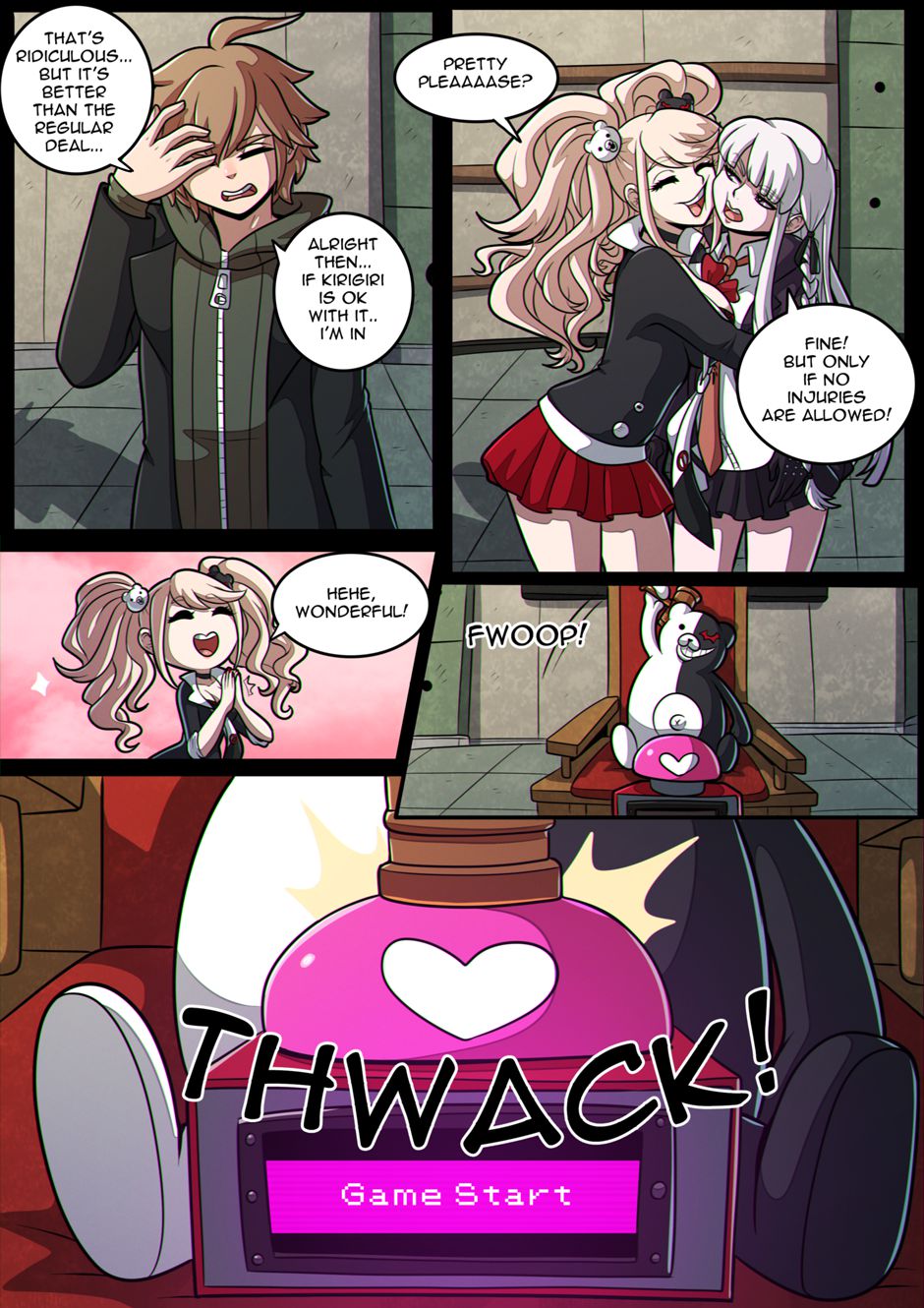 Junko’s Despair Game (Danganronpa) [Kinkymation] - Chapter 1 — Page 8