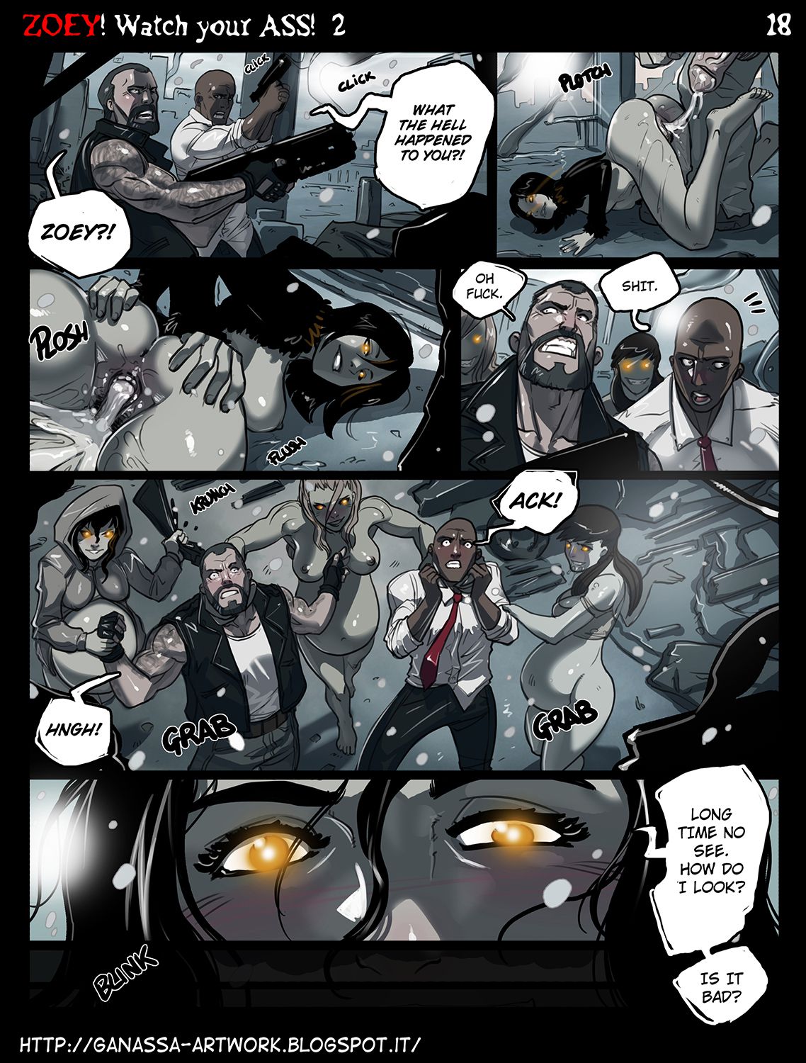 Zoey! Watch Your Ass! (Left 4 Dead) [Ganassa] - Chapter 1 — Page 24