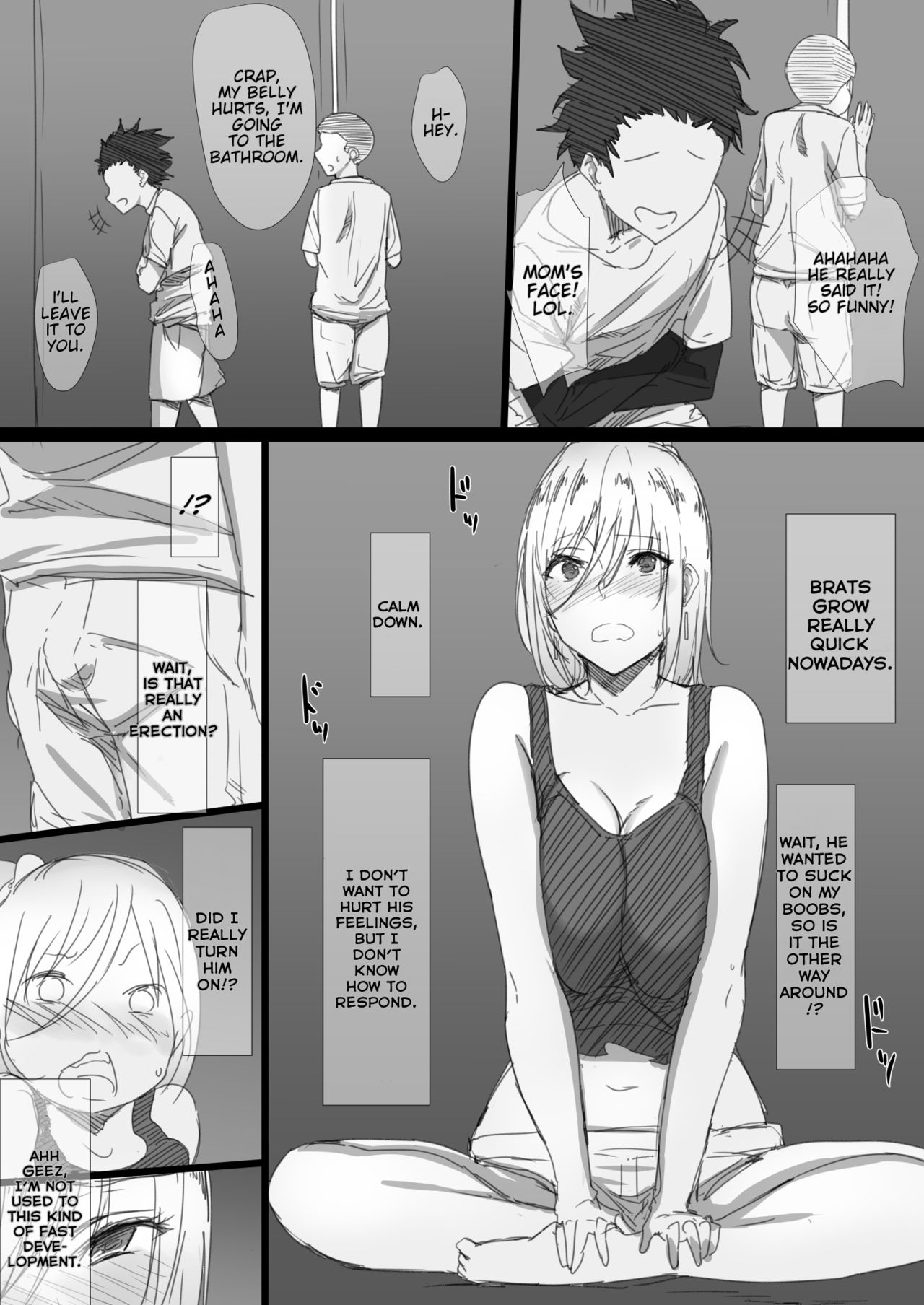 Yanmama Oba-san no Miwaku no Karada [Hari Poteto] - Chapter 1 — Page 11