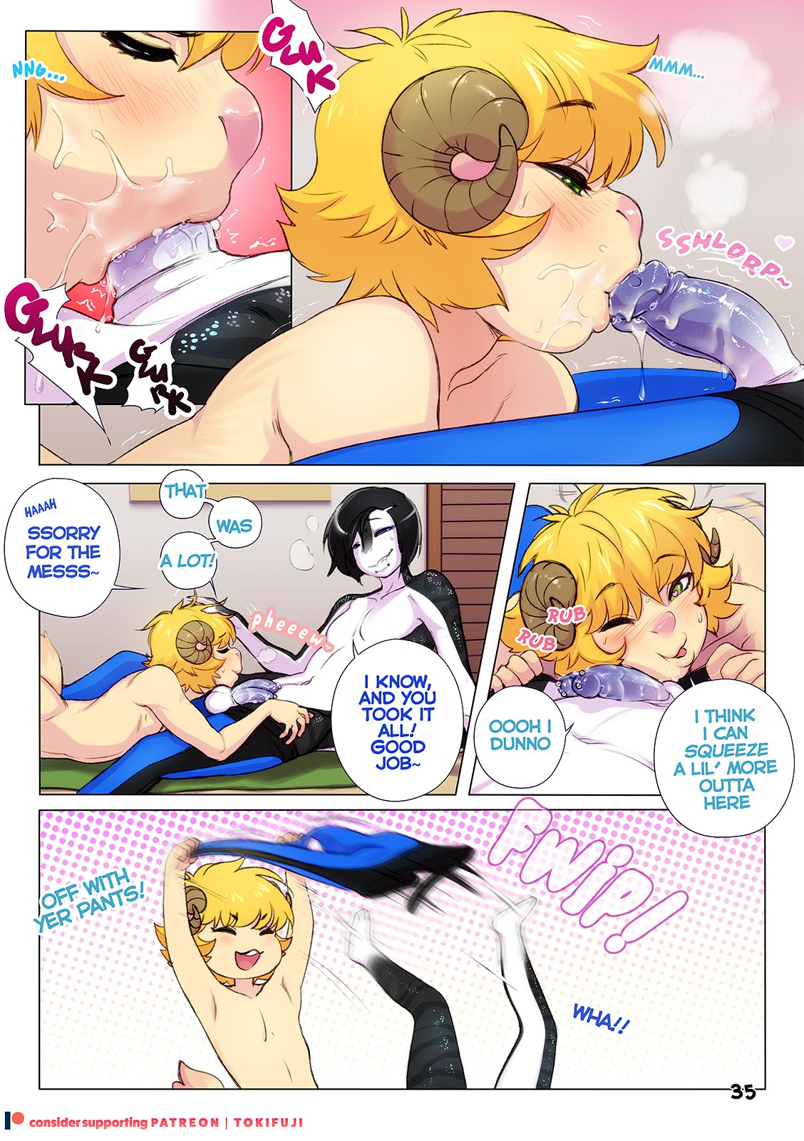 Under Wraps [Tokifuji] - Chapter 1 — Page 35