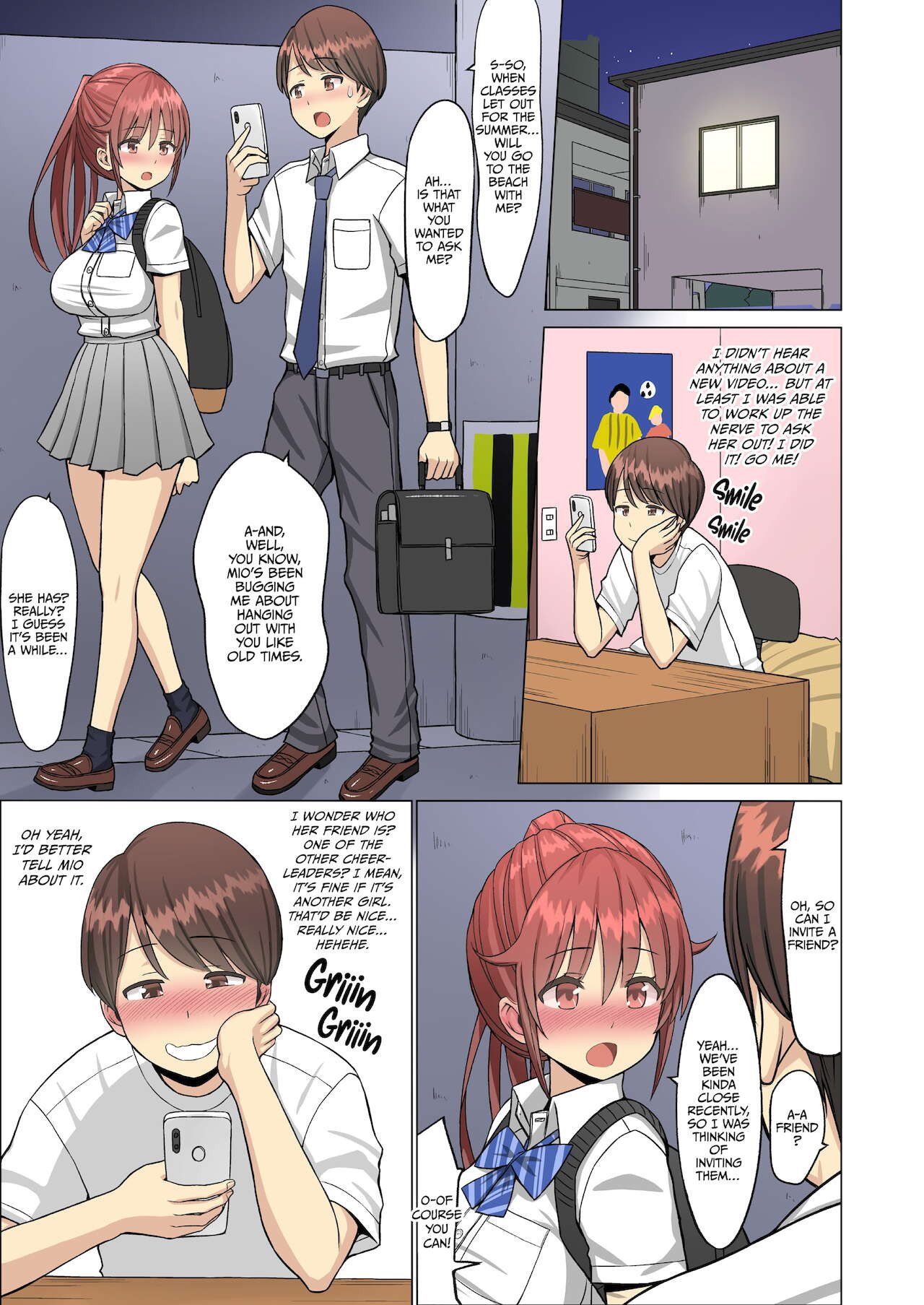 But I Loved Her… Summer Chapter: My Cheerleader Friend Got Taken by a Foreign Student [Neginegio] - Chapter 1 — Page 29