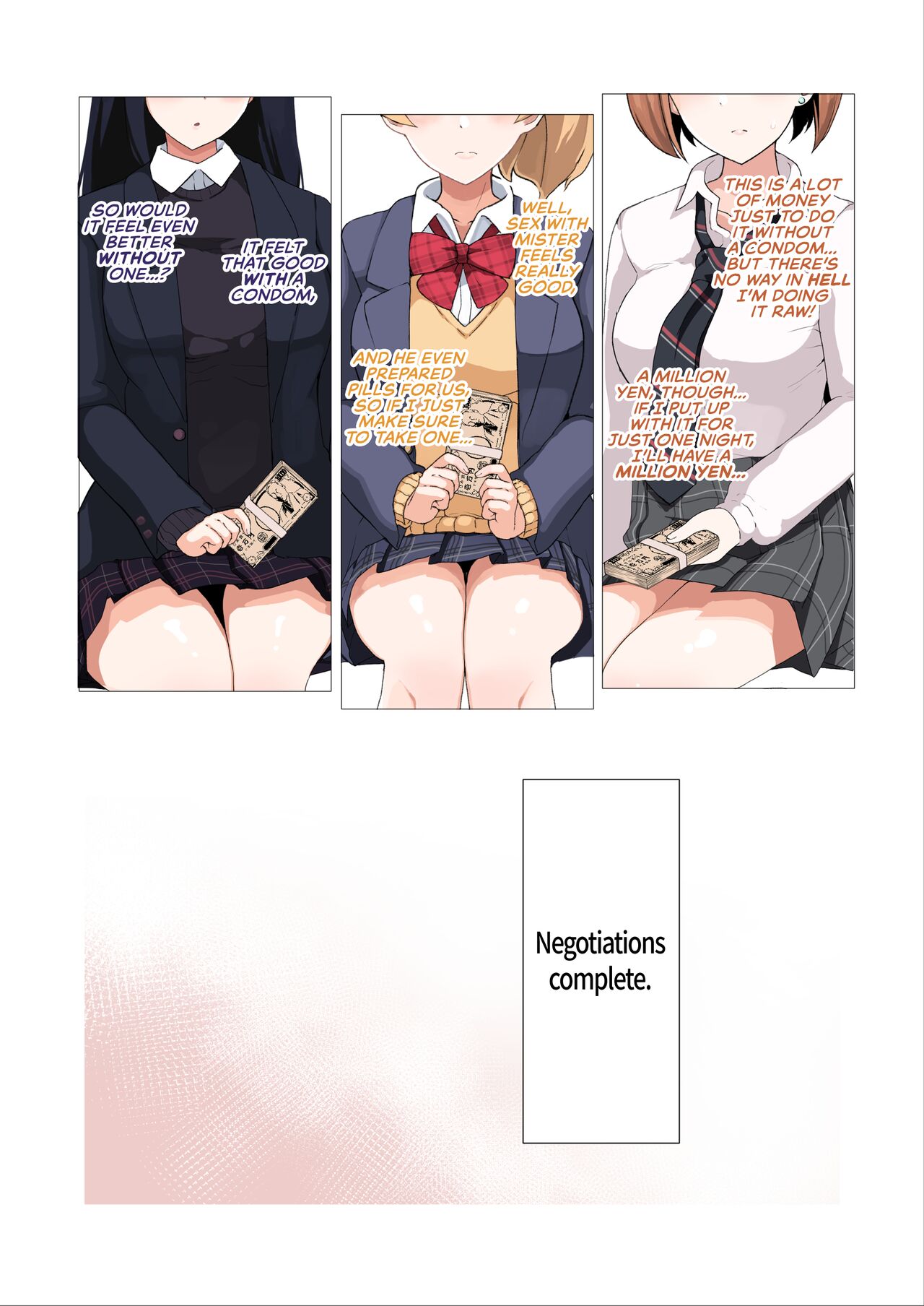Compensated Dating 4P Harlem Irresponsible Creampie [Sasanoha Toro] - Chapter 1 — Page 15