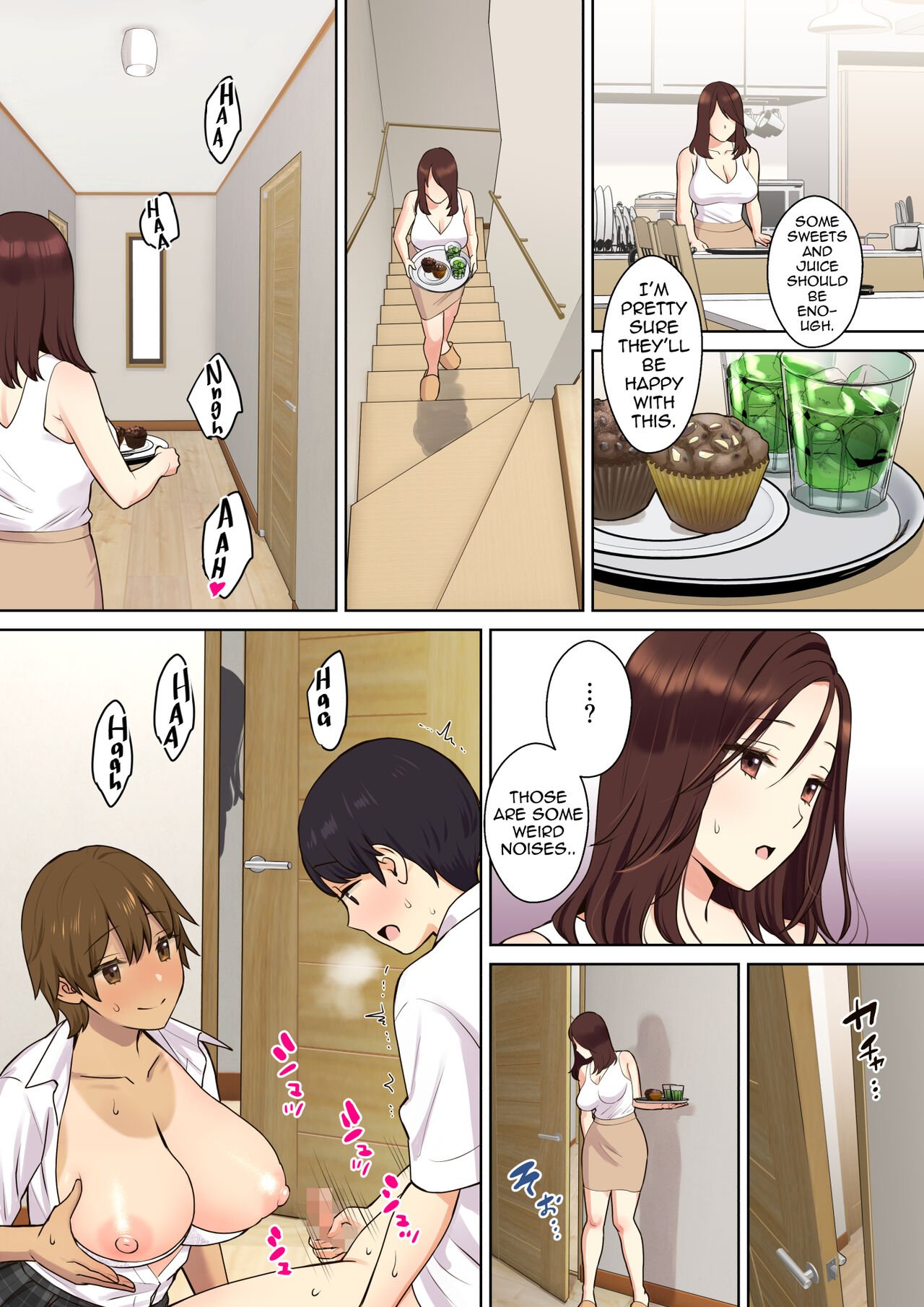A Story about a Boy Getting His Virginity Stolen by His (Girl) Friend’s Mom [Oshima Aki] - Chapter 1 — Page 10