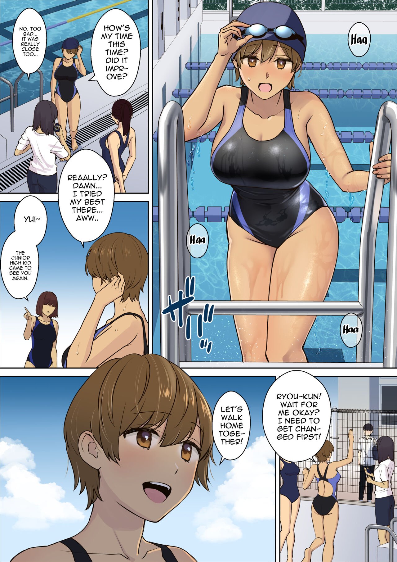 A Story about a Boy Getting His Virginity Stolen by His (Girl) Friend’s Mom [Oshima Aki] - Chapter 1 — Page 4