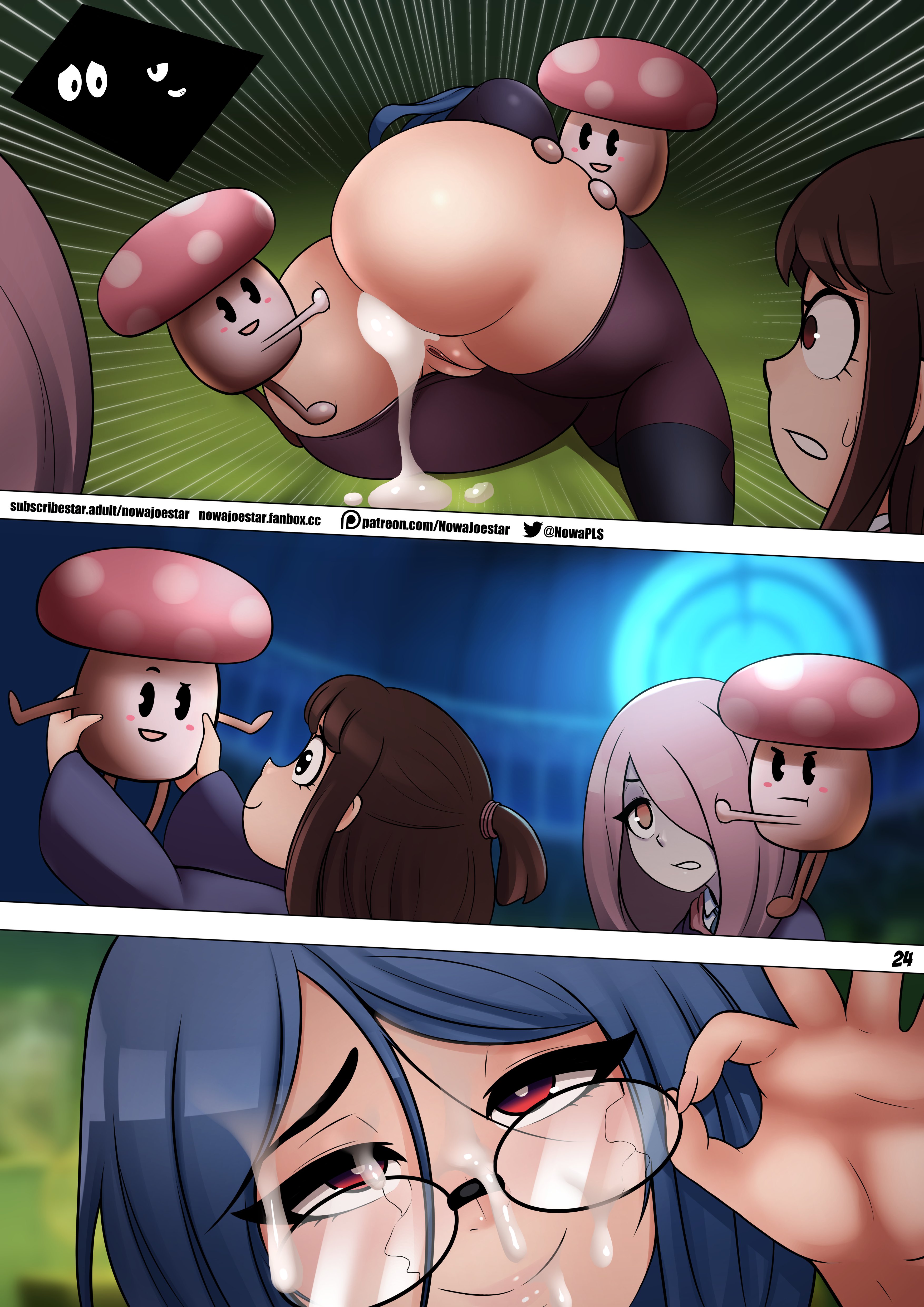My Teacher Ursula Can’t Be That Addicted To Magic Rods Of Meat!!! (Little Witch Academia) [Nowajoestar] - Chapter 1.5 — Page 25