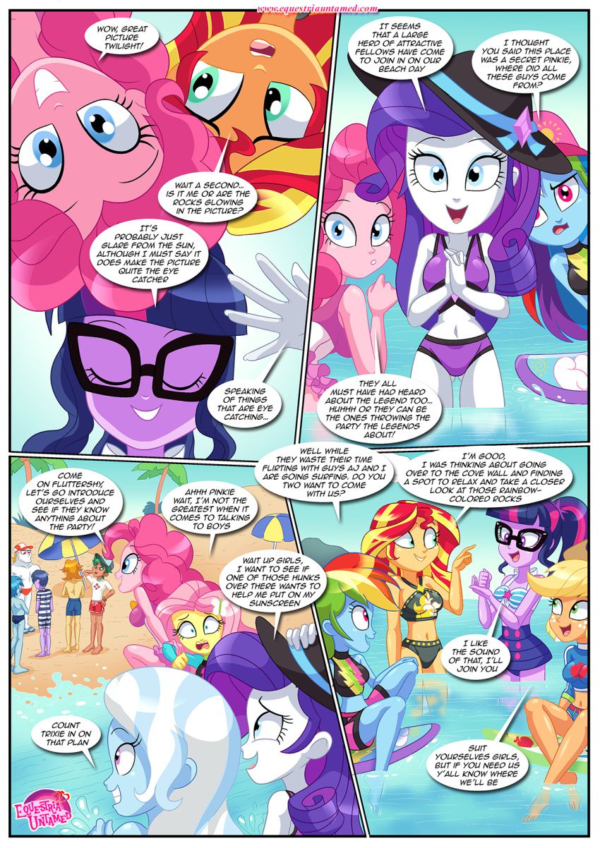 Party at Rainbow Cover (My Little Pony – Equestria Girls) [Palcomix] - Chapter 1 — Page 4