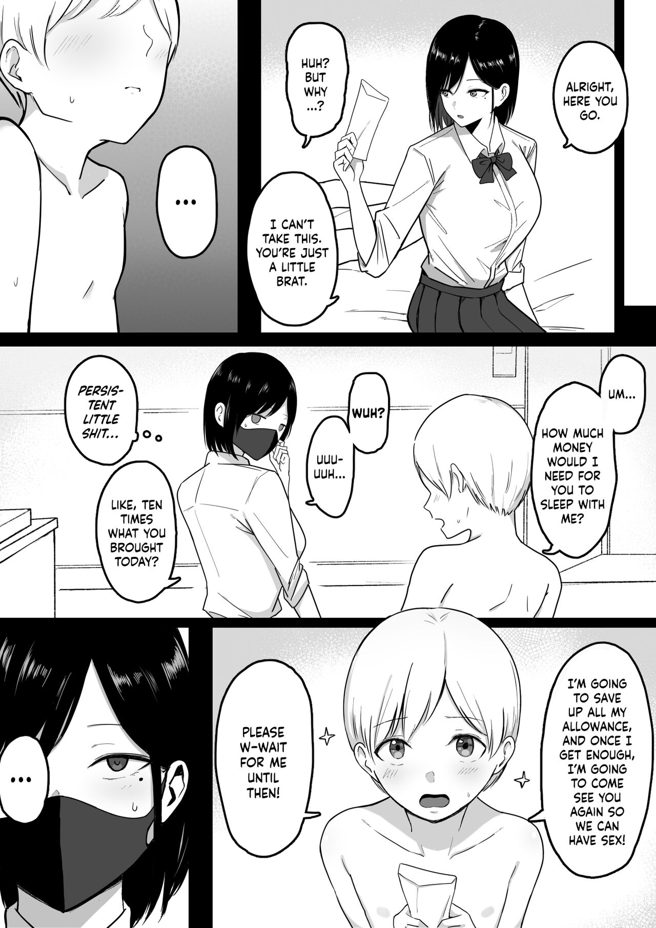 Stealthy Sexcapades with a Slutty Gyaru Skank [Shirasudon] - Chapter 1 — Page 11
