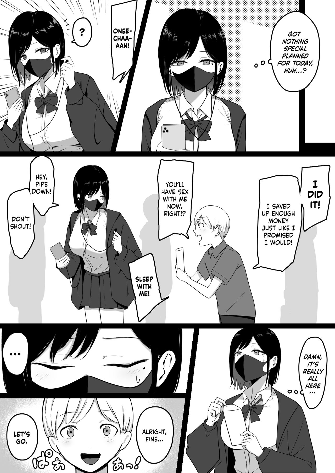 Stealthy Sexcapades with a Slutty Gyaru Skank [Shirasudon] - Chapter 1 — Page 12