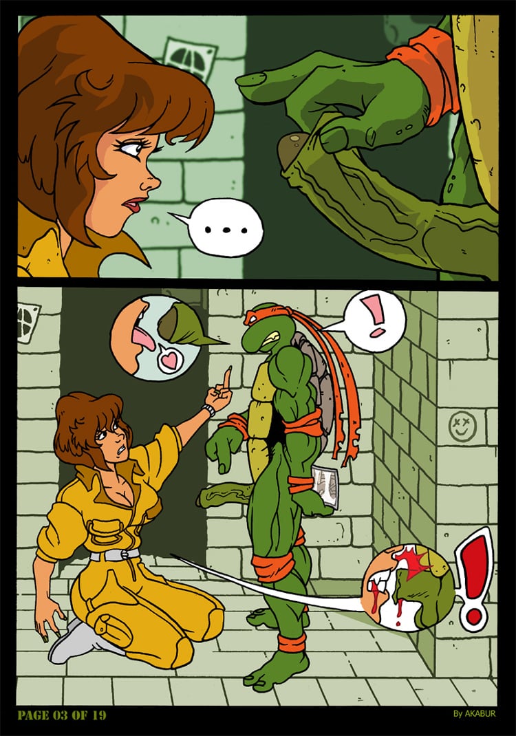 The Slut From Channel Six (Teenage Mutant Ninja Turtles) [Akabur] - Chapter 2 — Page 5