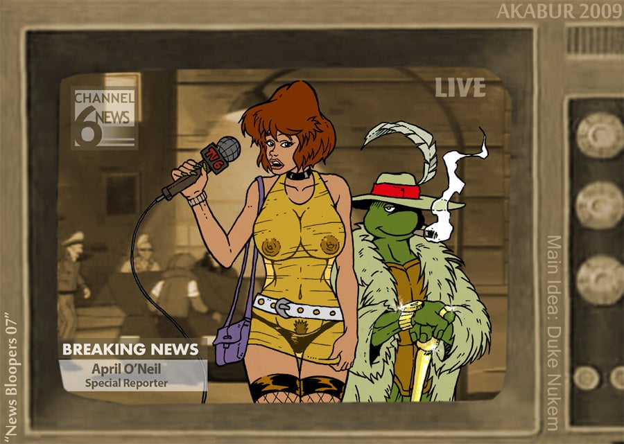 The Slut From Channel Six (Teenage Mutant Ninja Turtles) [Akabur] - Chapter 1 — Page 17
