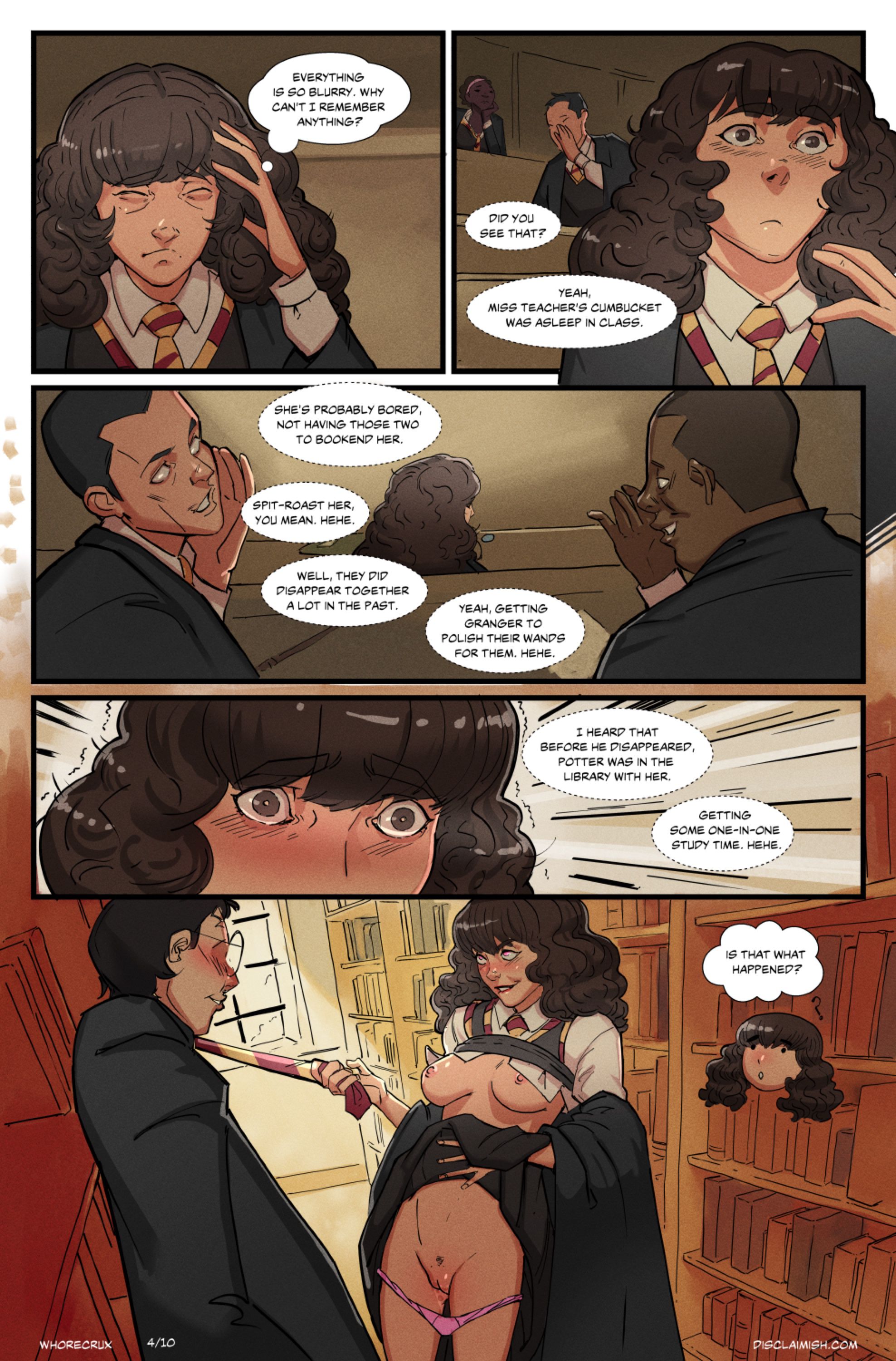 Hermione Granger And The Whorecrux (Harry Potter) [Disclaimer] - Chapter 1 — Page 6