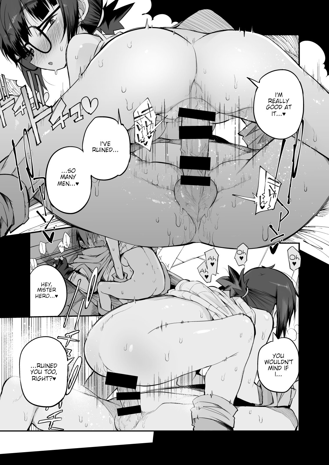 Escaping a semen squeezing dungeon with a modest girl who I really didn’t expect to have S-rank slut stats [F4U] - Chapter 1 — Page 40