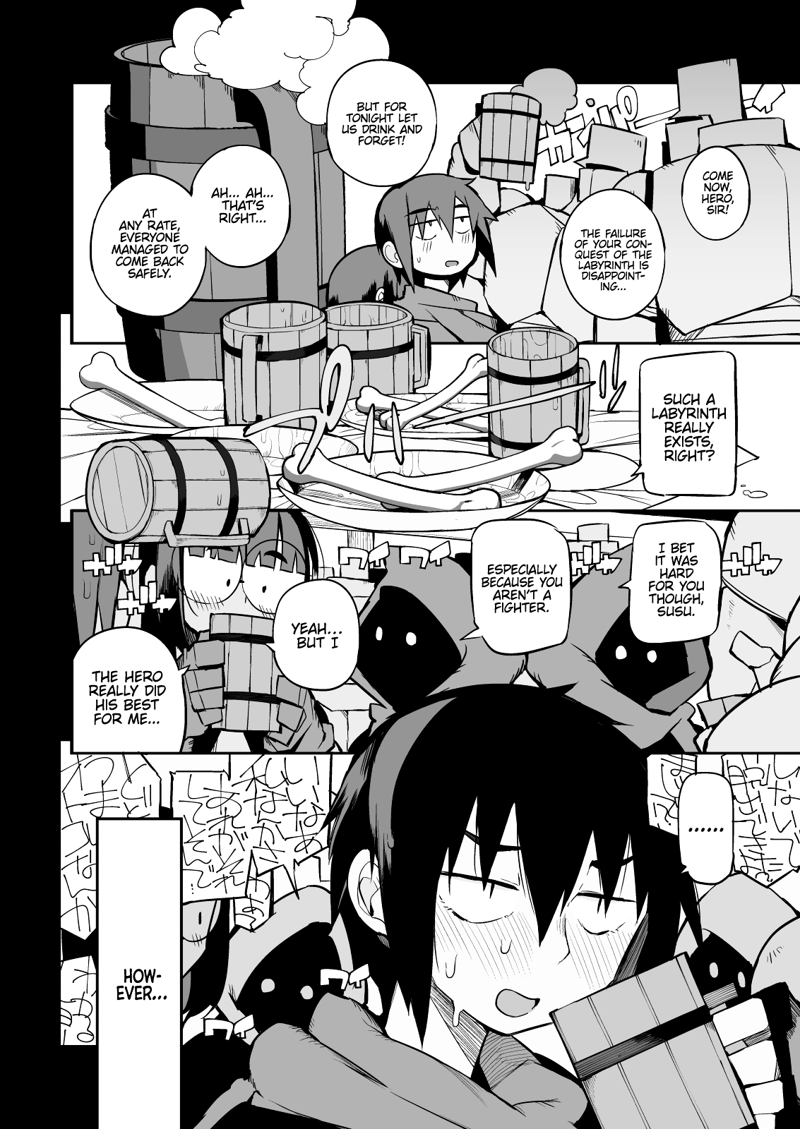 Escaping a semen squeezing dungeon with a modest girl who I really didn’t expect to have S-rank slut stats [F4U] - Chapter 2 — Page 18