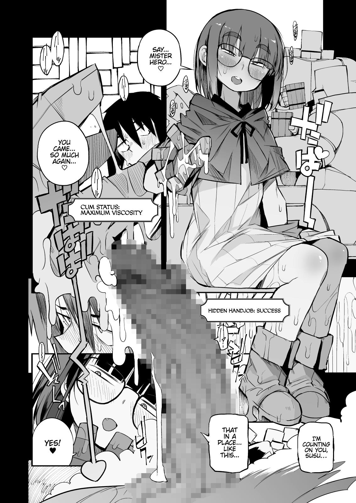 Escaping a semen squeezing dungeon with a modest girl who I really didn’t expect to have S-rank slut stats [F4U] - Chapter 2 — Page 20