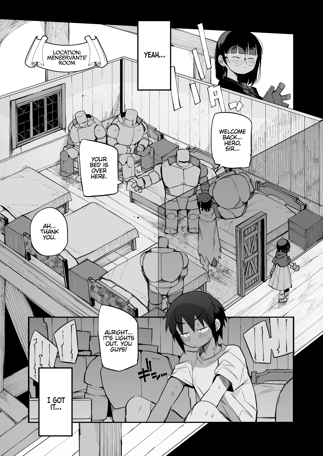 Escaping a semen squeezing dungeon with a modest girl who I really didn’t expect to have S-rank slut stats [F4U] - Chapter 2 — Page 29
