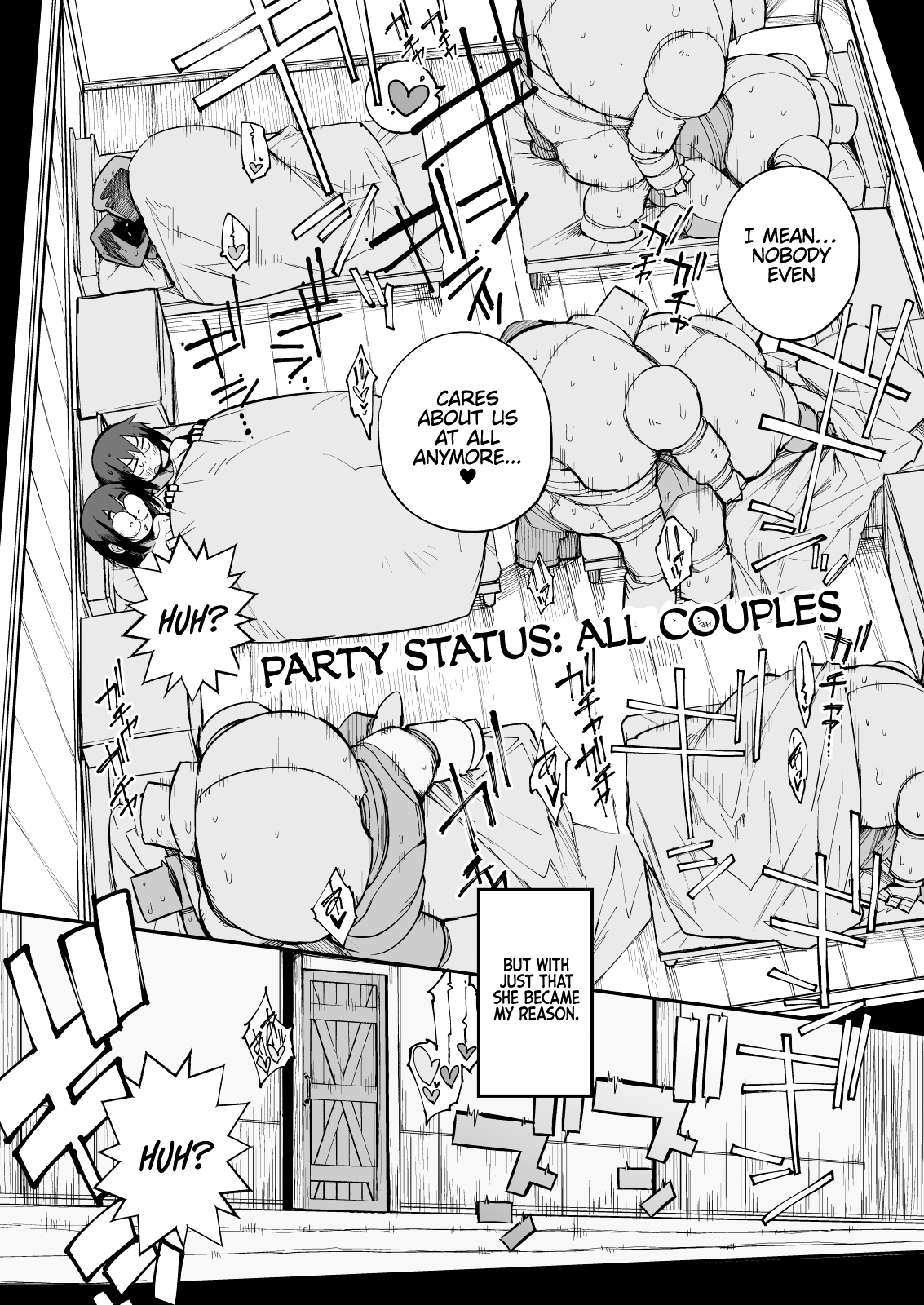 Escaping a semen squeezing dungeon with a modest girl who I really didn’t expect to have S-rank slut stats [F4U] - Chapter 2 — Page 44