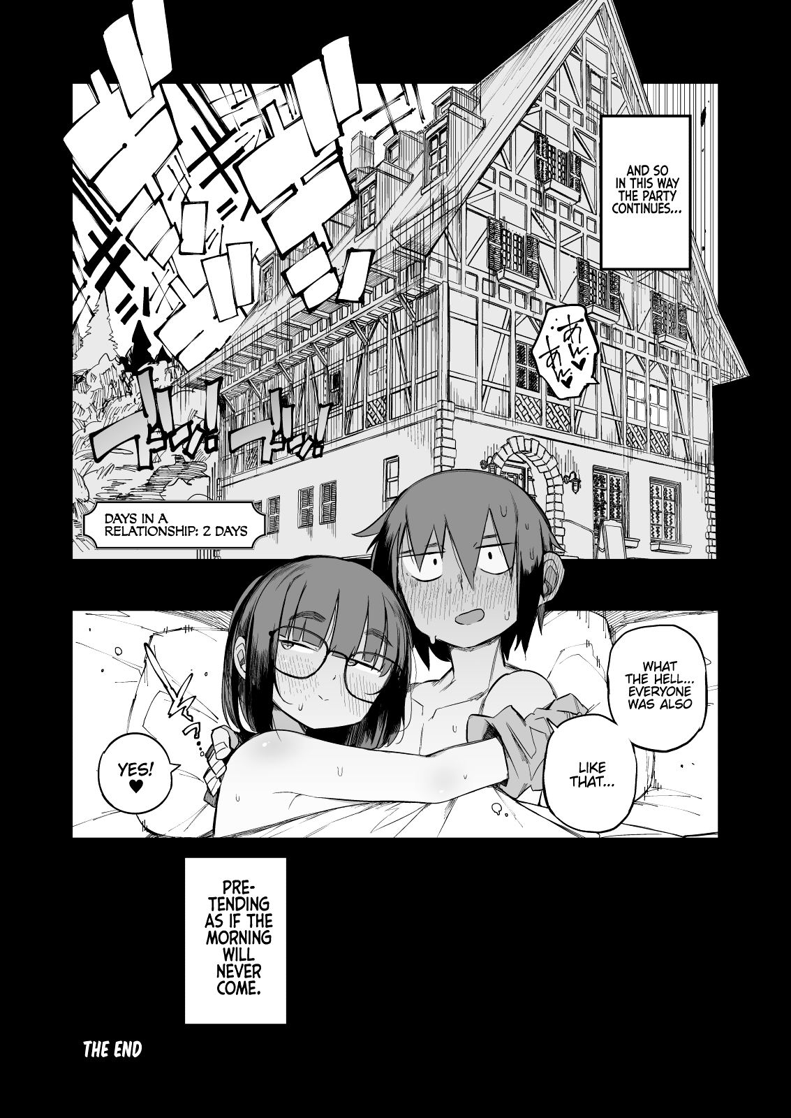 Escaping a semen squeezing dungeon with a modest girl who I really didn’t expect to have S-rank slut stats [F4U] - Chapter 2 — Page 45