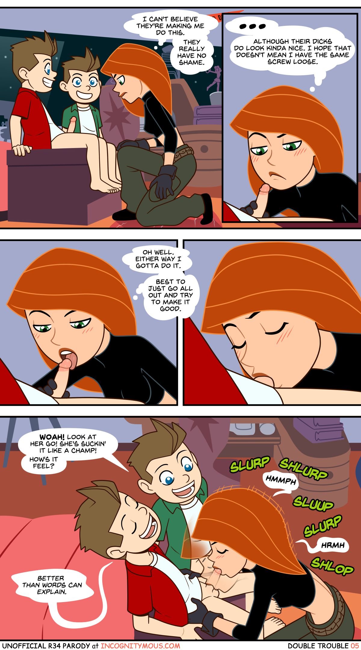Double Trouble (Kim Possible) [Incognitymous] - Chapter 1 — Page 5