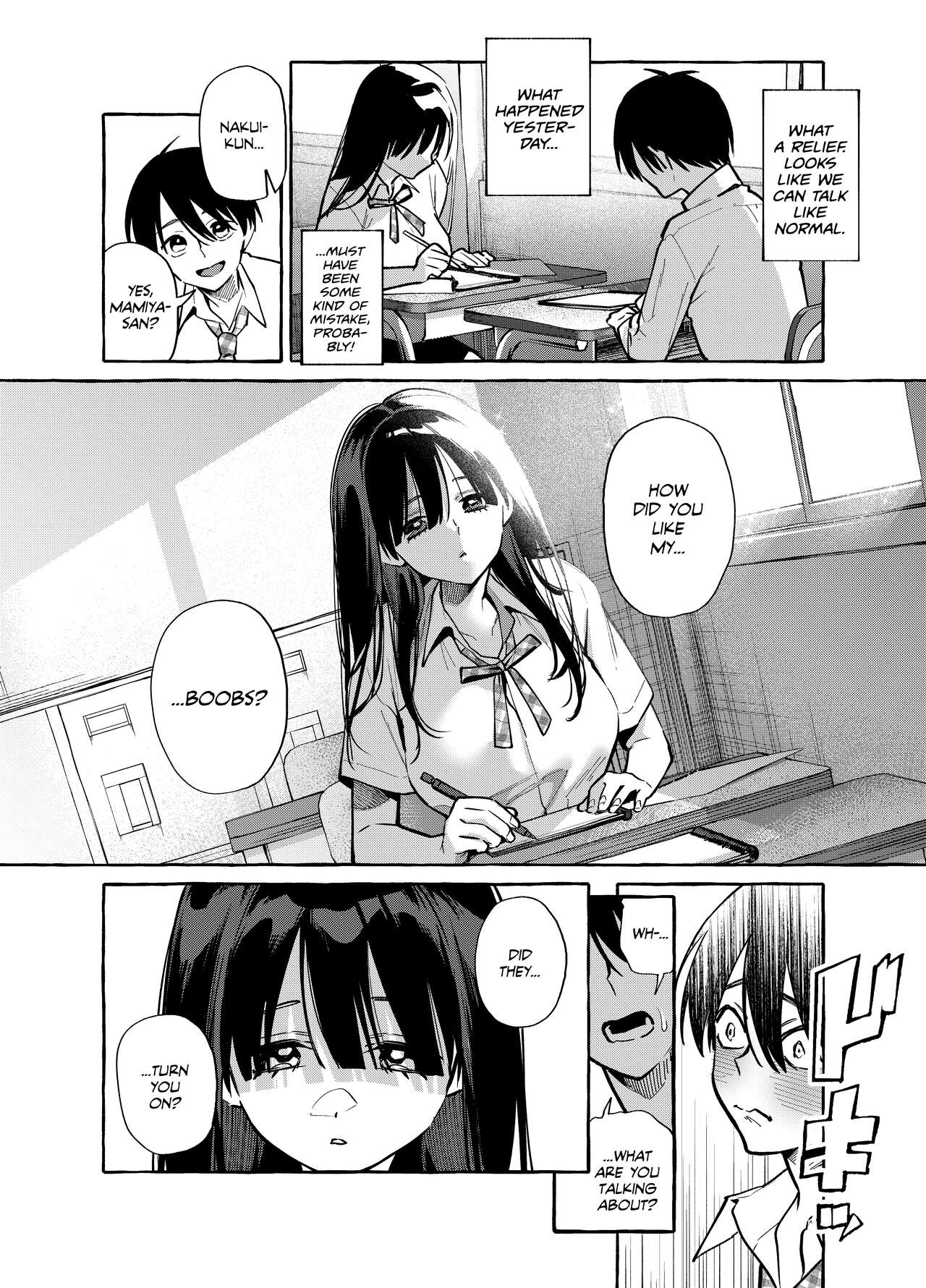 Mamiya shows off her boobs [Yamagara Tasuku , Karasuma Yayoi] - Chapter 1 — Page 11