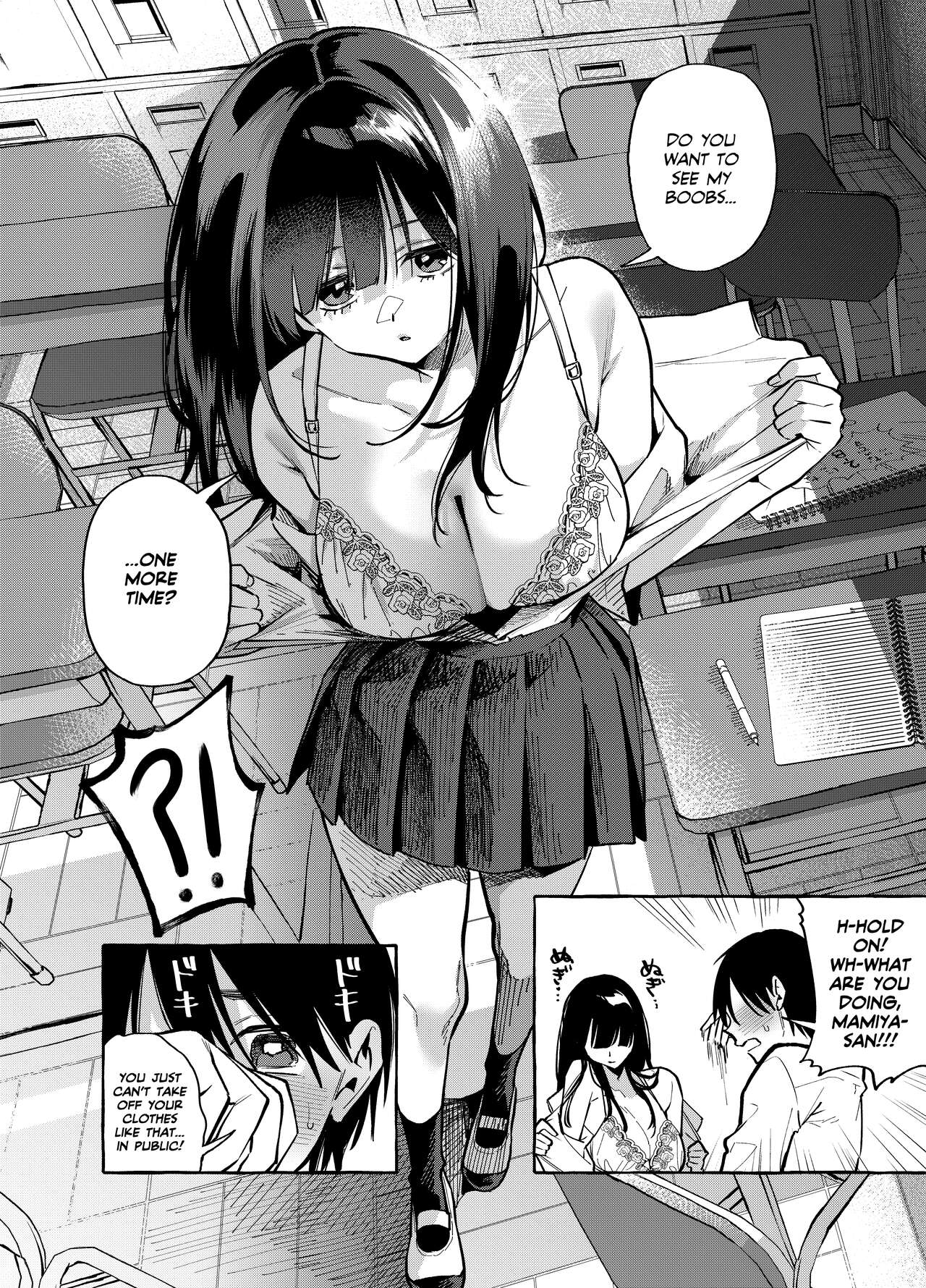 Mamiya shows off her boobs [Yamagara Tasuku , Karasuma Yayoi] - Chapter 1 — Page 13