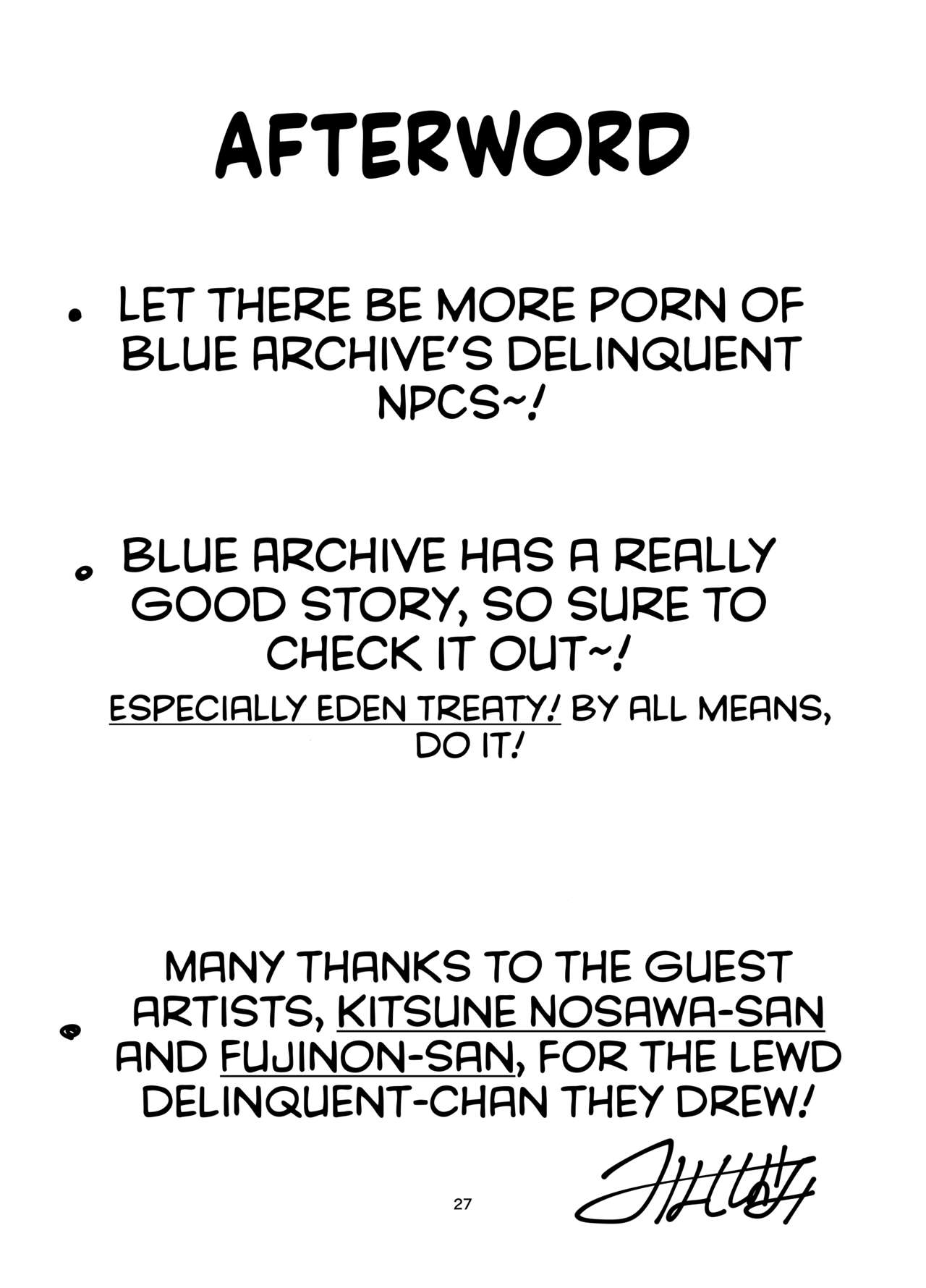 Miss Delinquent’s Punishment Club (Blue Archive) [Miyoshi] - Chapter 1 — Page 27