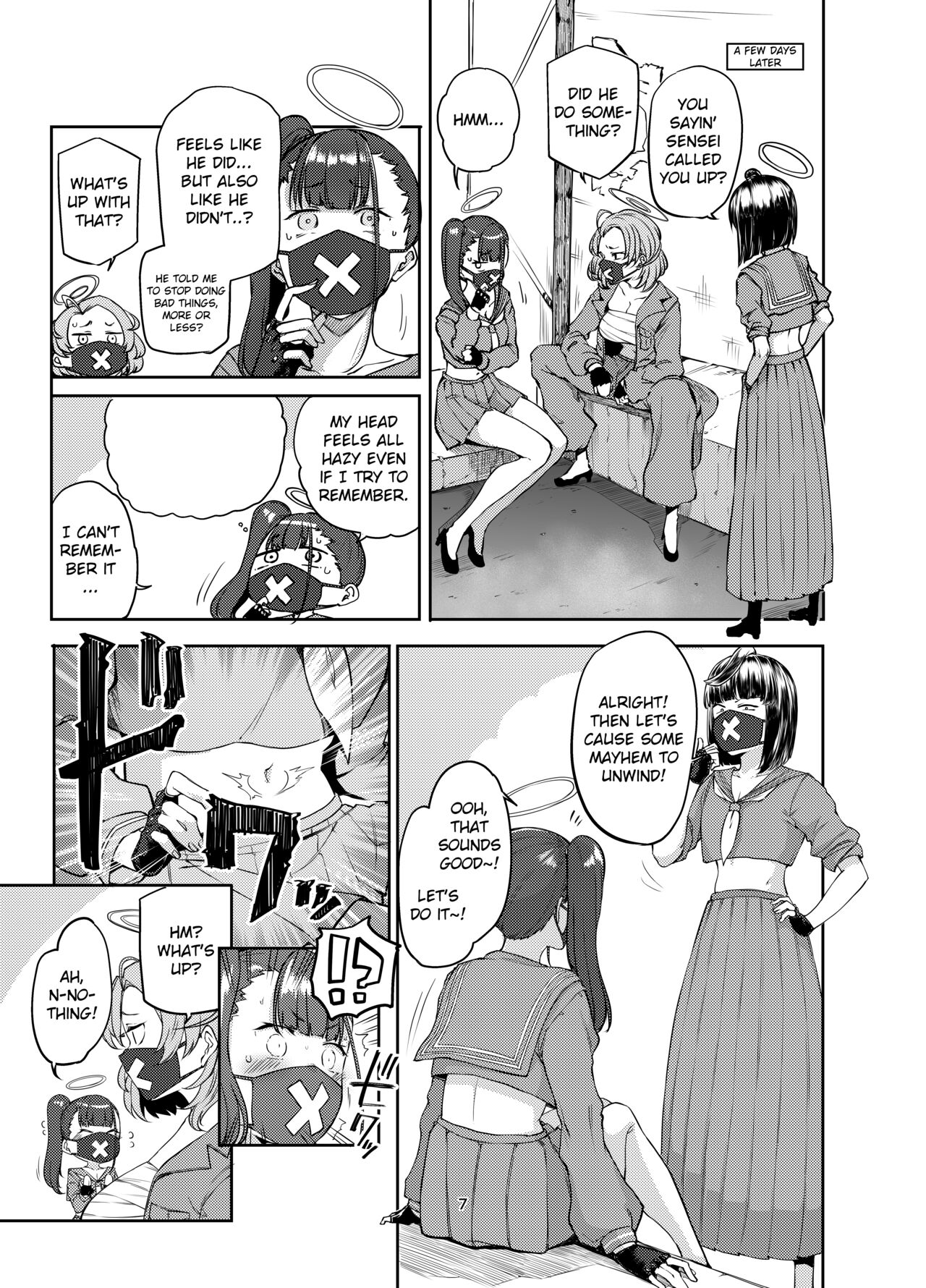 Miss Delinquent’s Punishment Club (Blue Archive) [Miyoshi] - Chapter 1 — Page 7