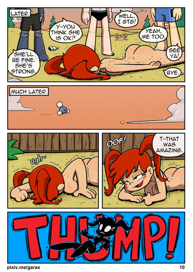 XJ-9 Beach (My Life As A Teenage Robot) [Garabatoz] - Chapter 2 — Page 12
