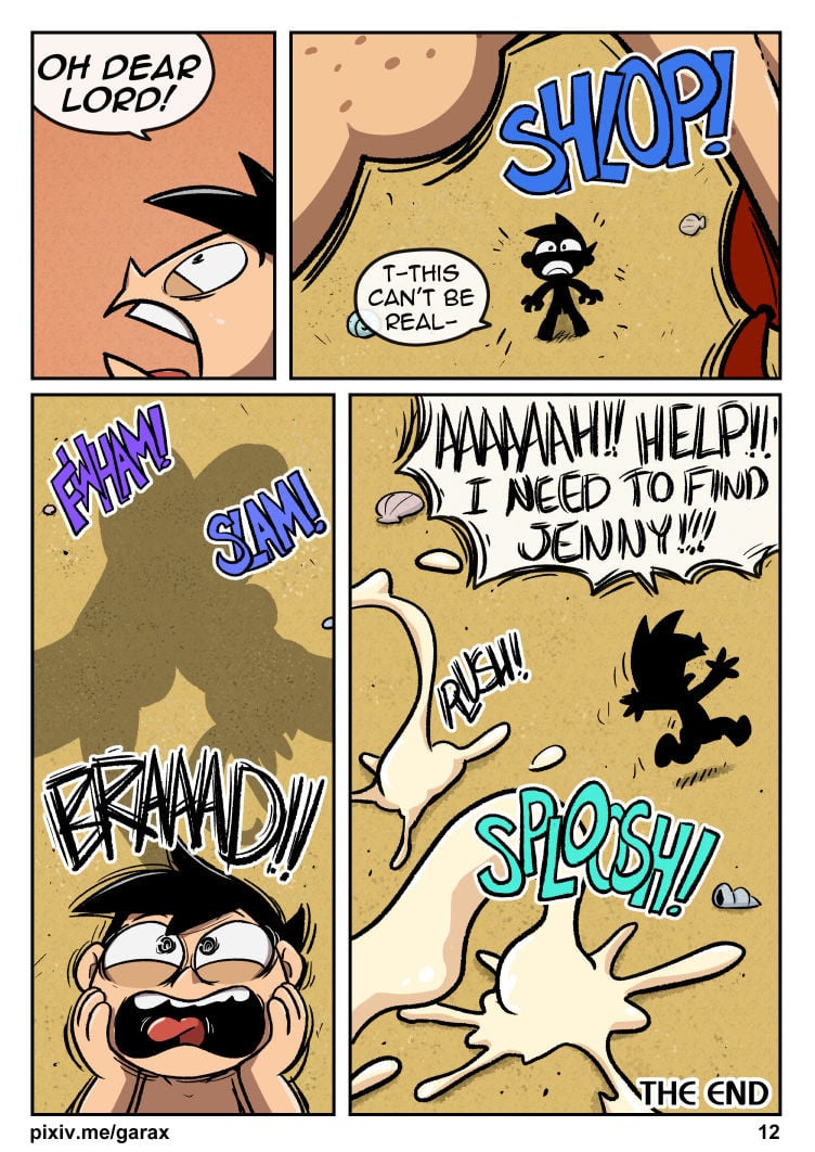 XJ-9 Beach (My Life As A Teenage Robot) [Garabatoz] - Chapter 2 — Page 14