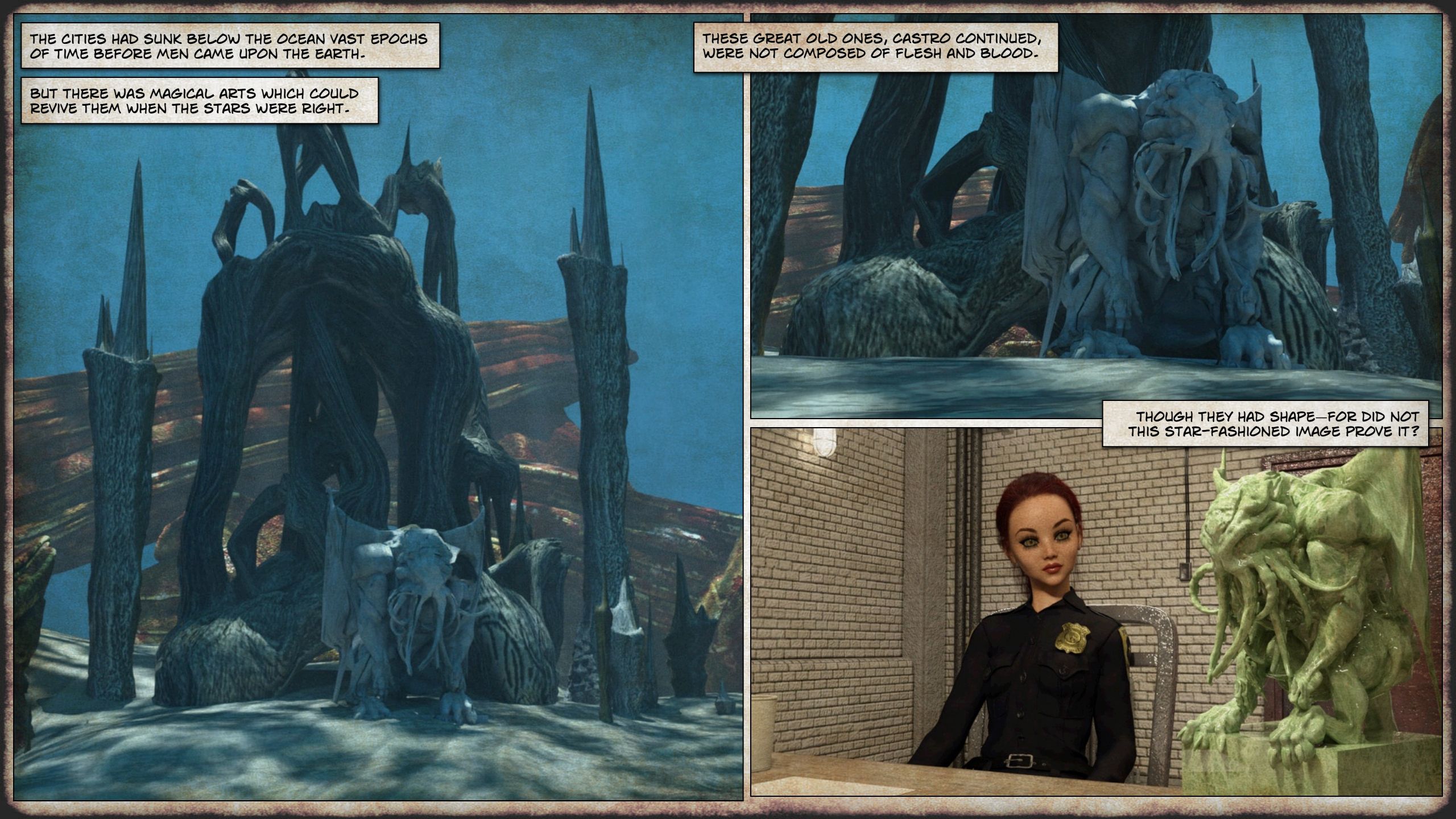 The Call Of Cthulhu [Gonzo Studios] - Chapter 2 — Page 33