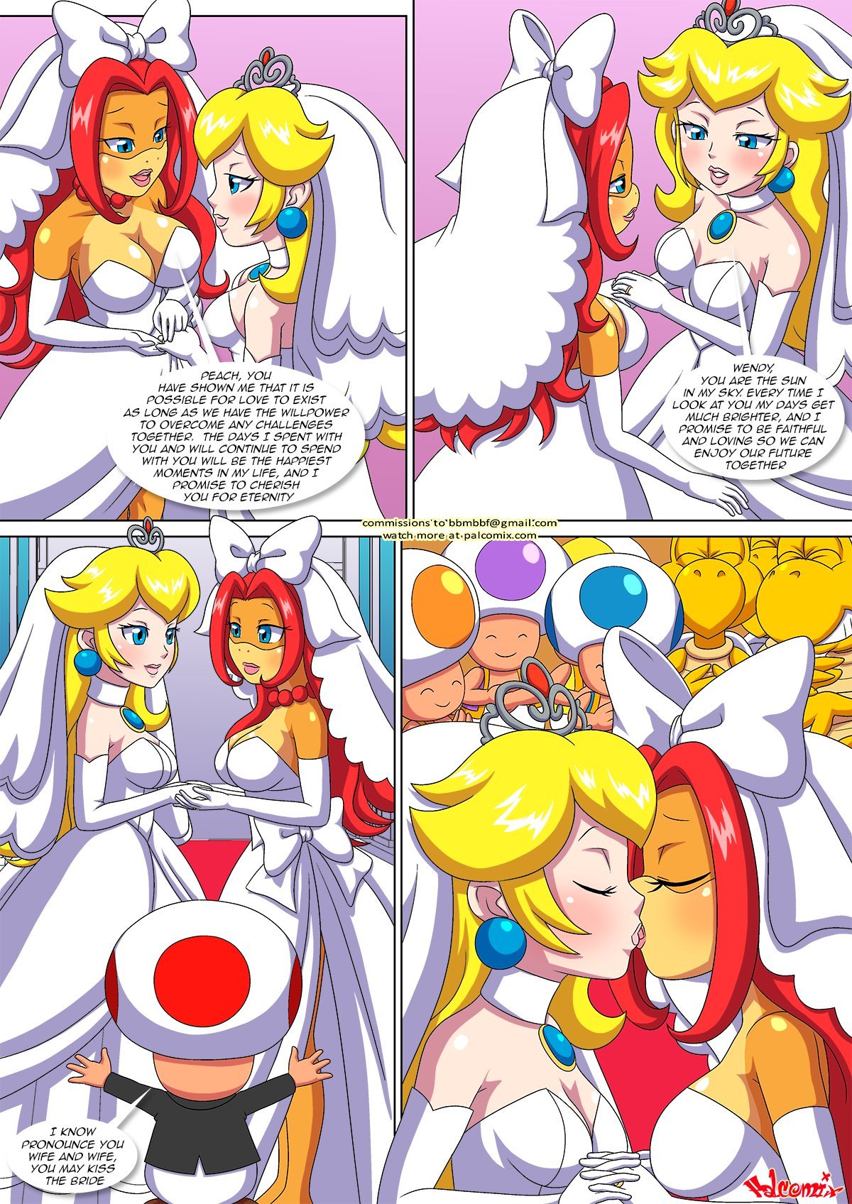 Peach X Wendy (Mario) [Palcomix] - Chapter 3 — Page 4