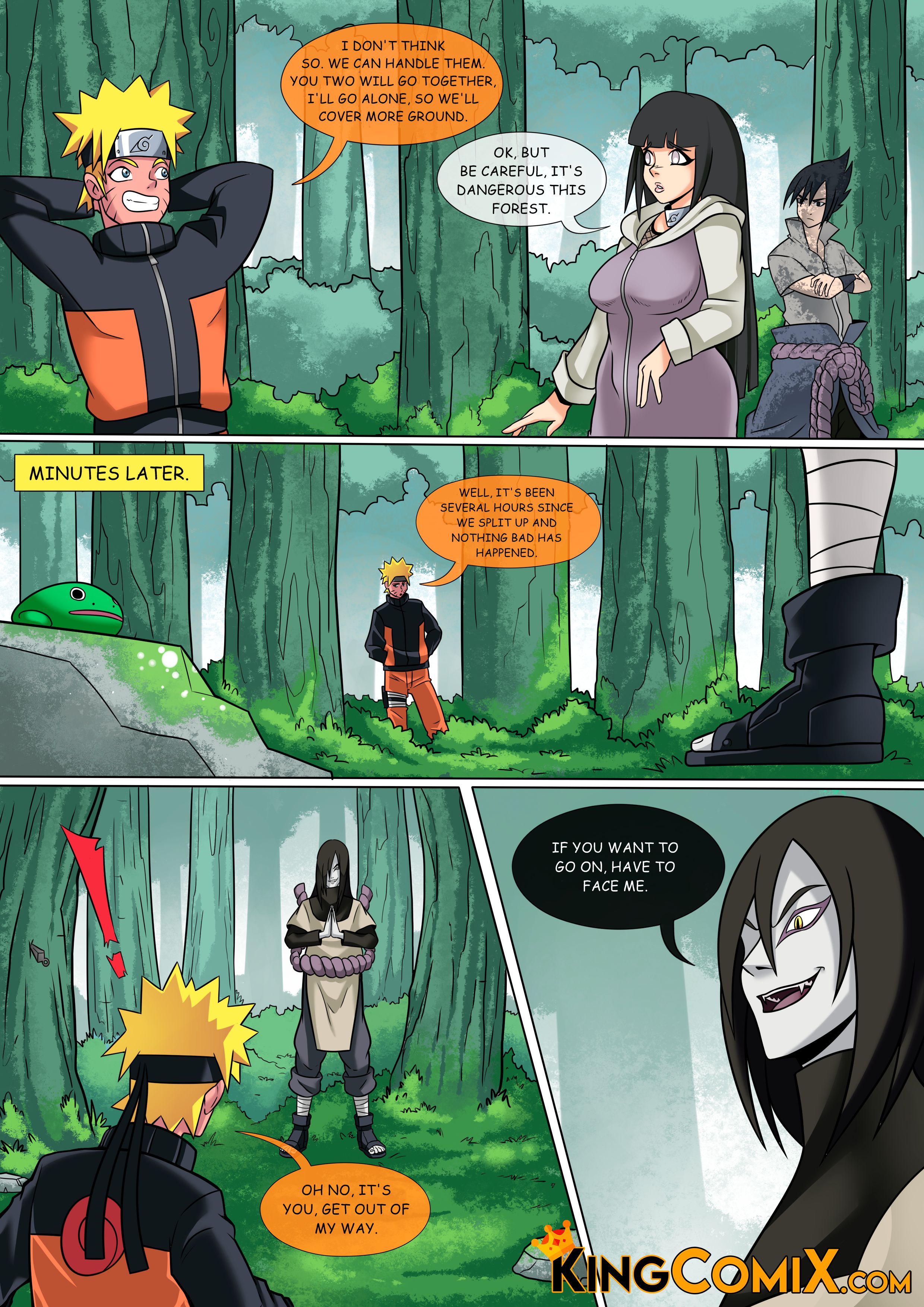 Orochimaru’s Secret Jutsu (Naruto) [KingComiX , Crock Comix] - Chapter 1 — Page 4