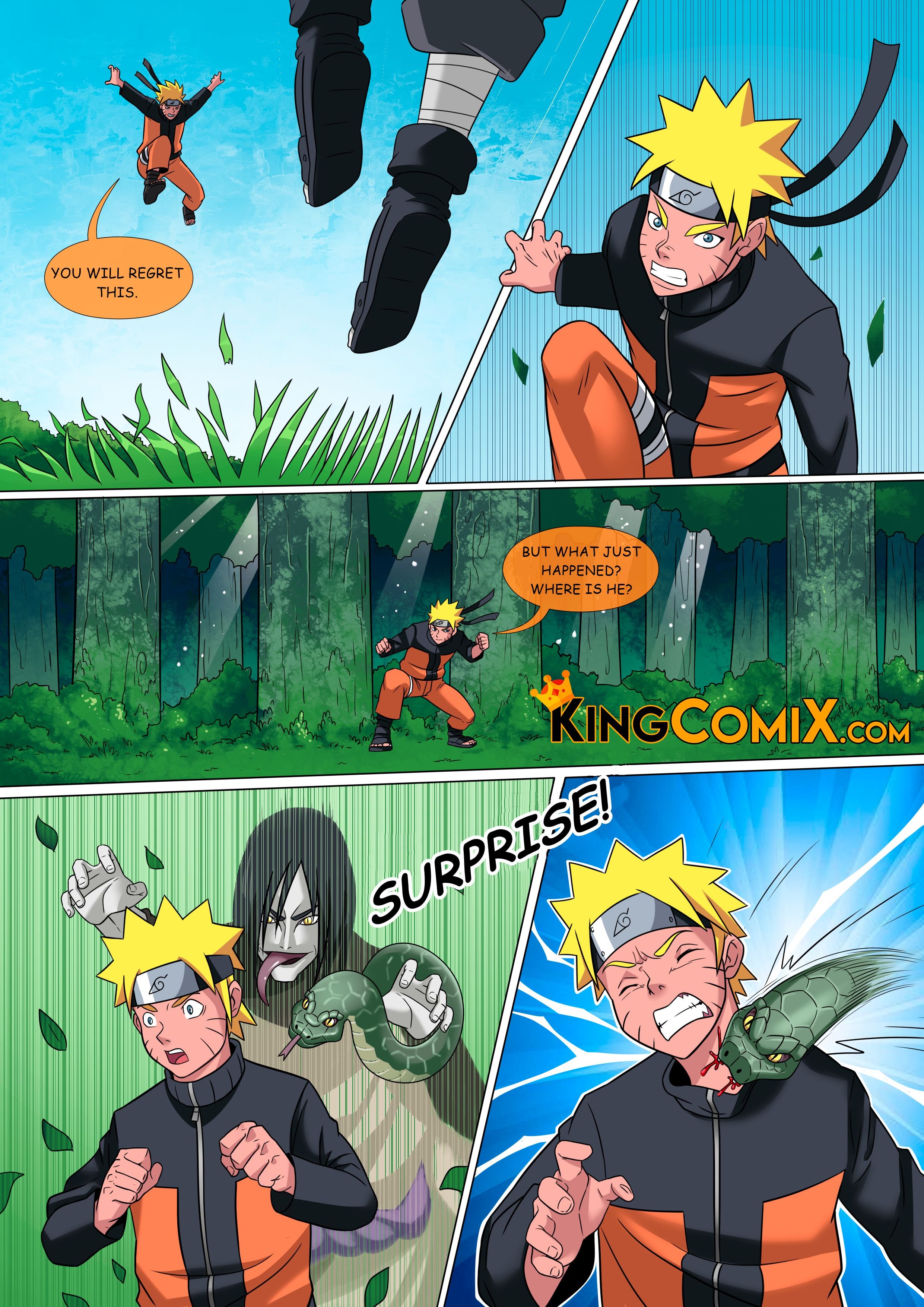 Orochimaru’s Secret Jutsu (Naruto) [KingComiX , Crock Comix] - Chapter 1 — Page 5
