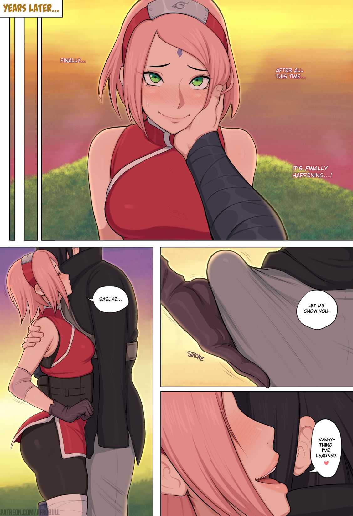 Tsunade Teaches Sakura A Hard Lesson (Naruto) [Afrobull] - Chapter 1 — Page 16